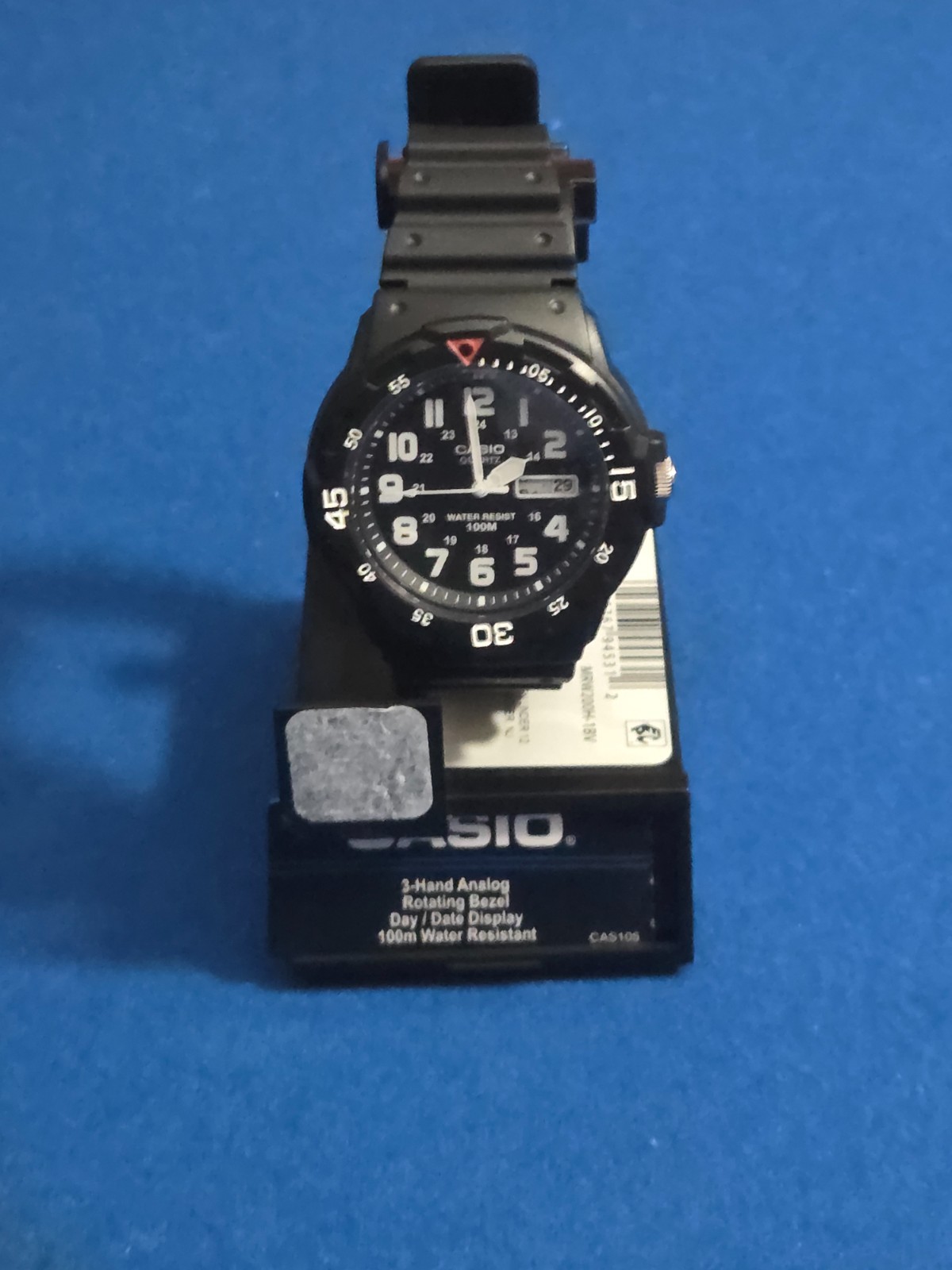 Casio MRW200H-1BV, Men’s Analog Black Resin Watch, 100 Meter, Day/Date, NEW