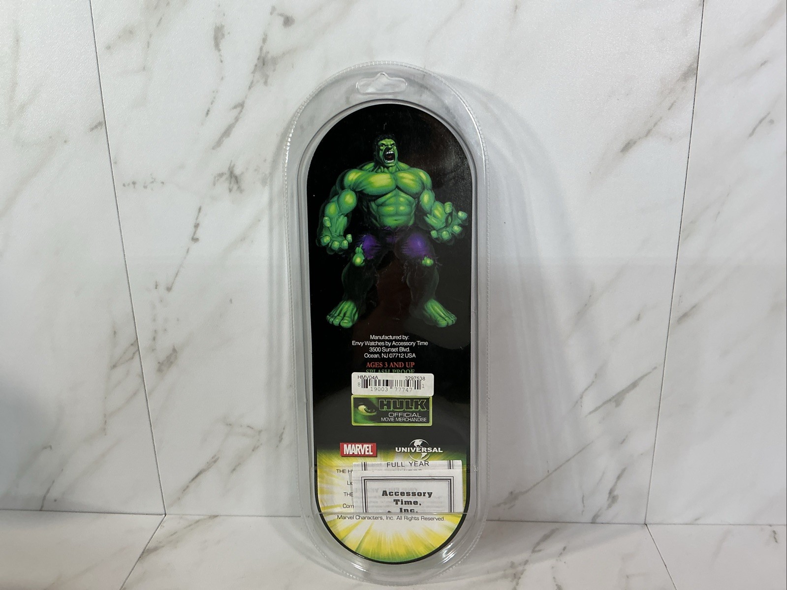 Marvel HULK 2003 Movie Wristwatch ~ NEW~ SEALED~ Splash Proof