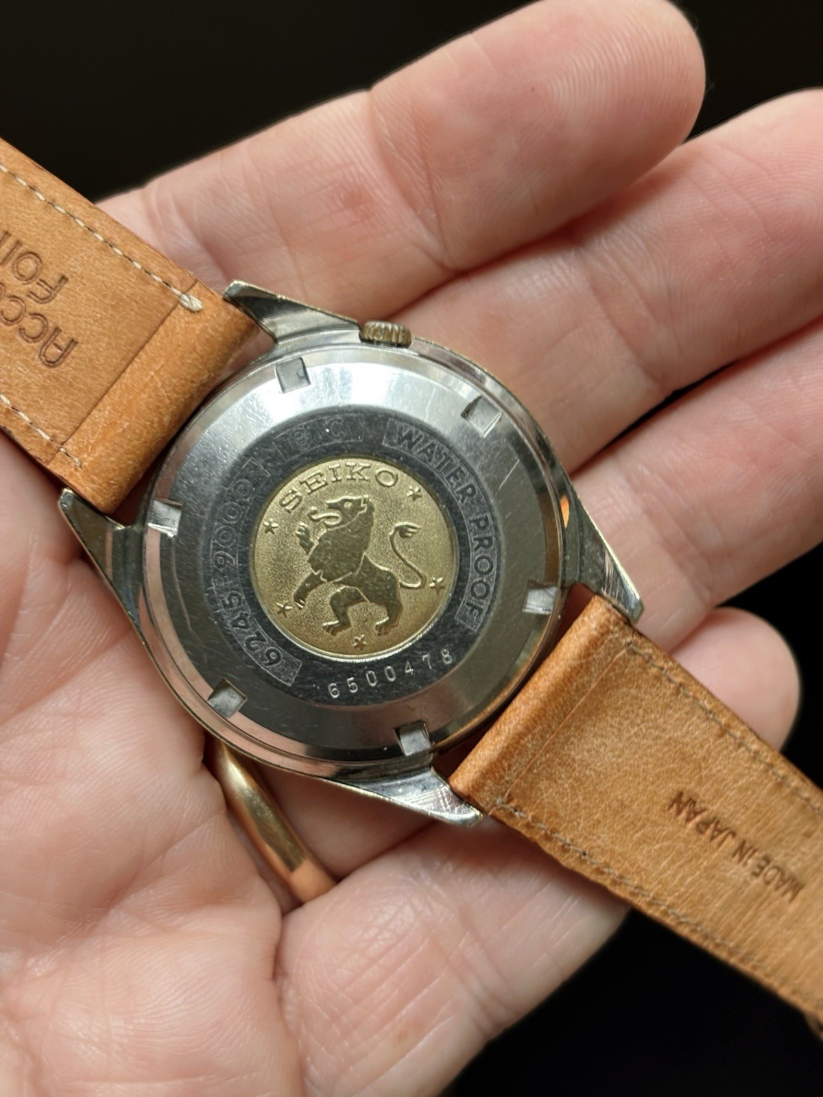 Seiko Seikomatic Chronometer 6245-9000 1966 Automatic Cap Gold