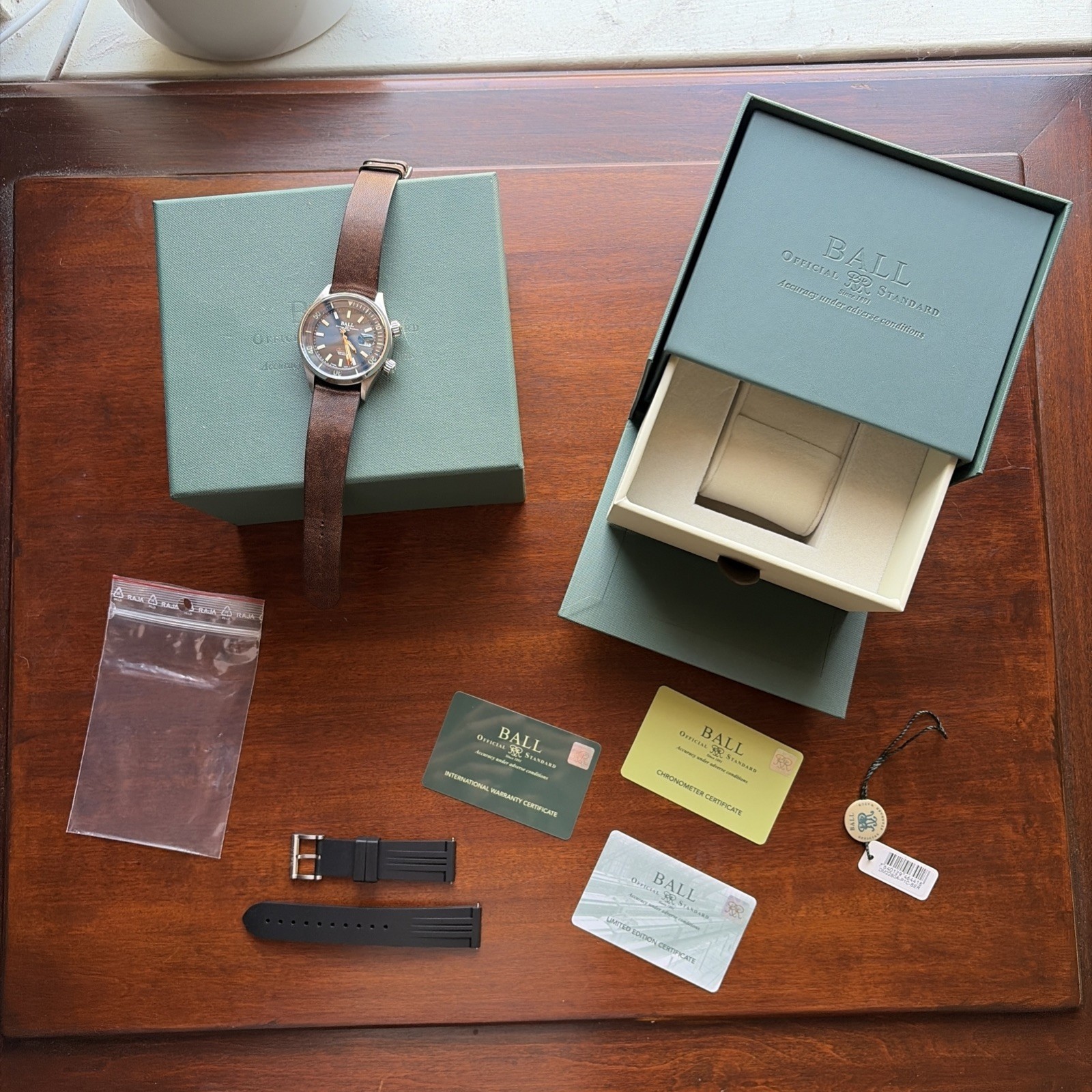 Ball Engineer Master II Diver Chronometer DM2280A FULL KIT+ w/ Rainbow Lume