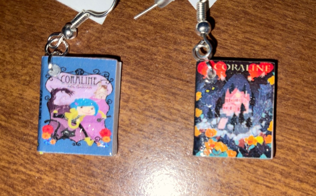 INDIVIDUAL Mini Book & Manga Earrings Handmade Literary Jewelry Book Lover Gift