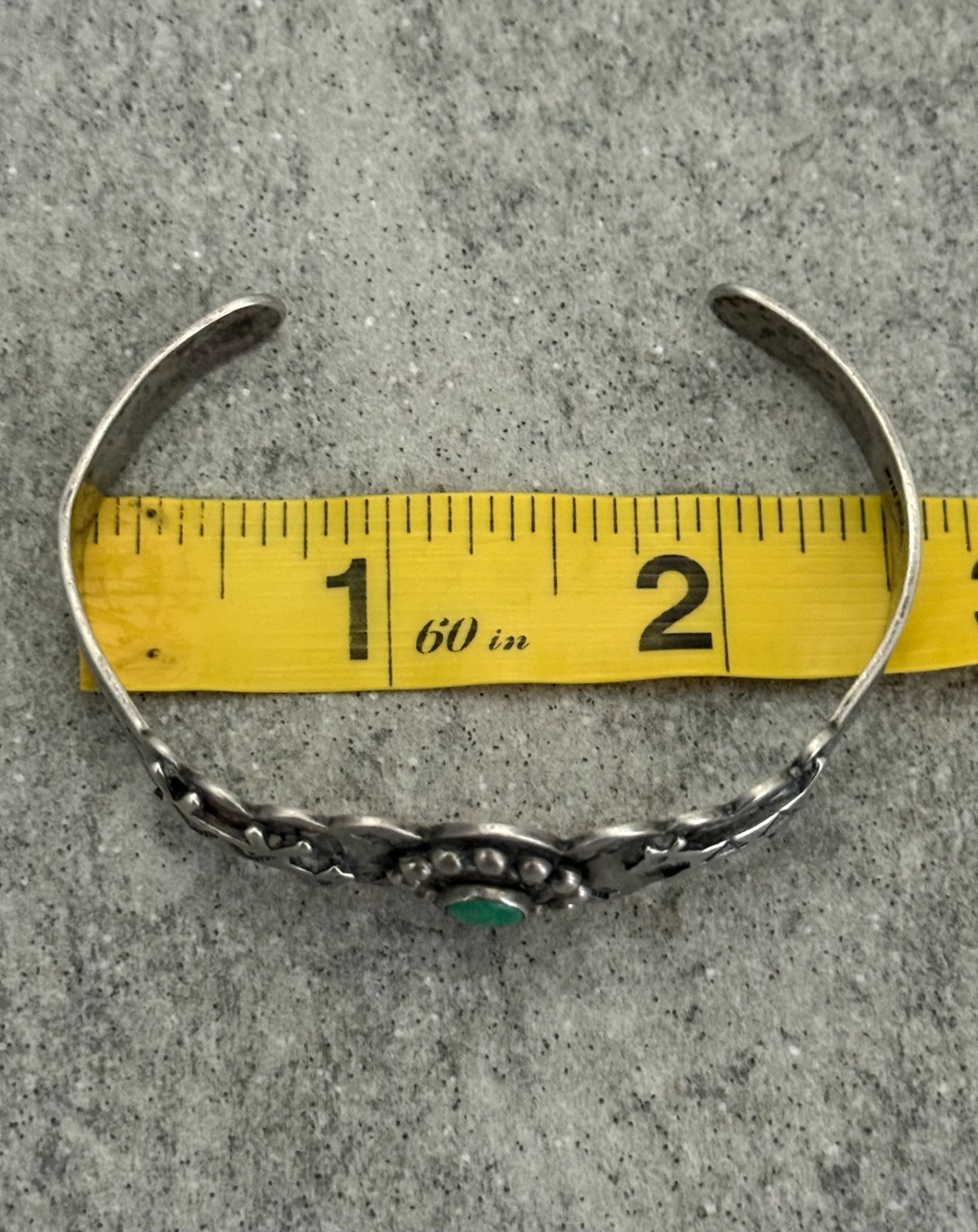 Vintage FRED HARVEY ERA Navajo Turquoise DOG HORSE Sterling Bracelet 6.7 in