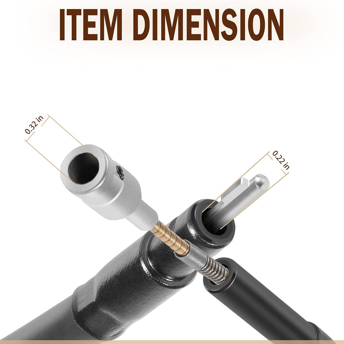 For Foredom Flexshaft Inner Shaft & Outer Sheath Set for CC LR S SR TX Series