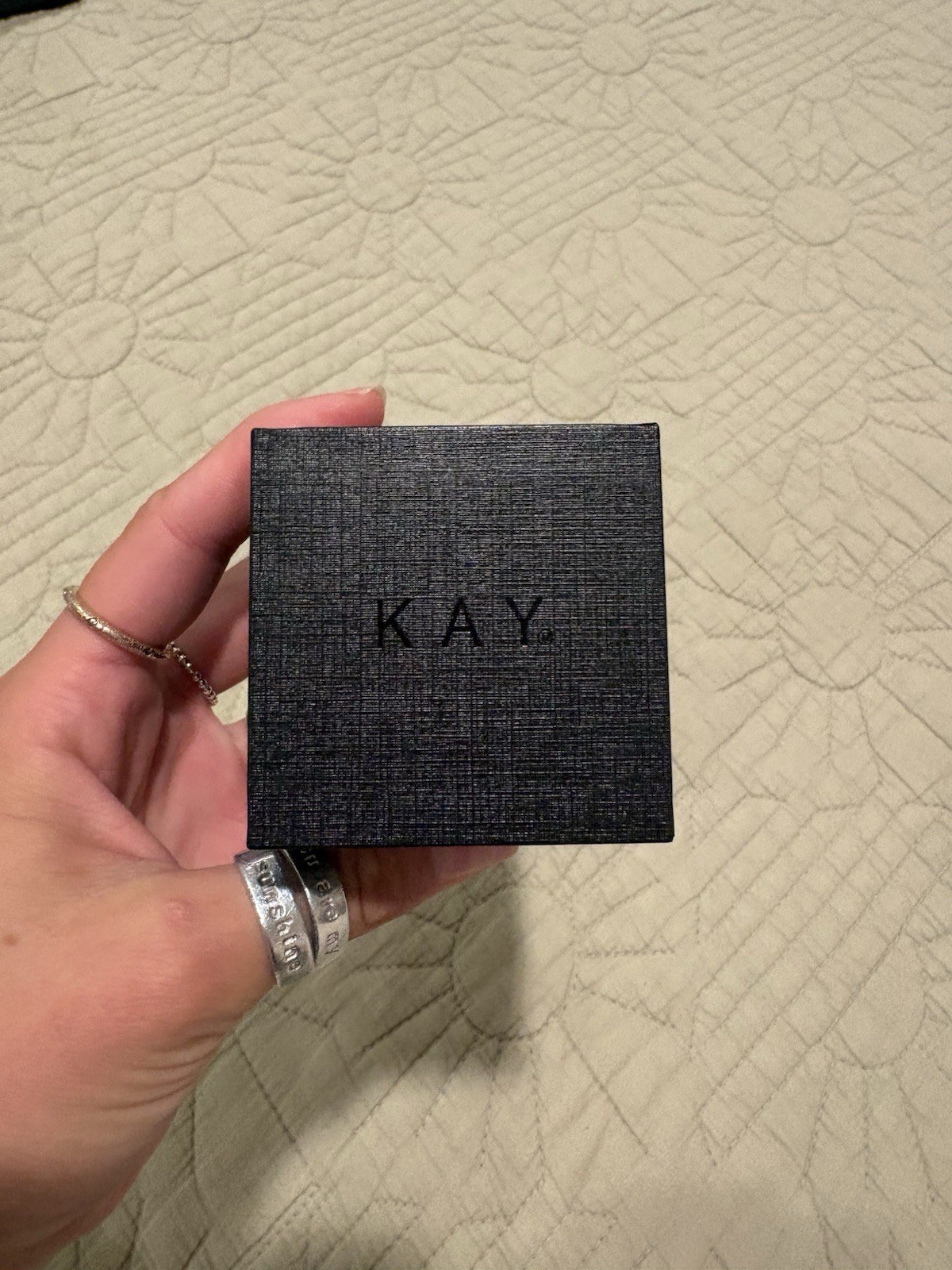 Kay Jewelers Silver Sapphire Necklace Brand new with box 925 Sterling Silver