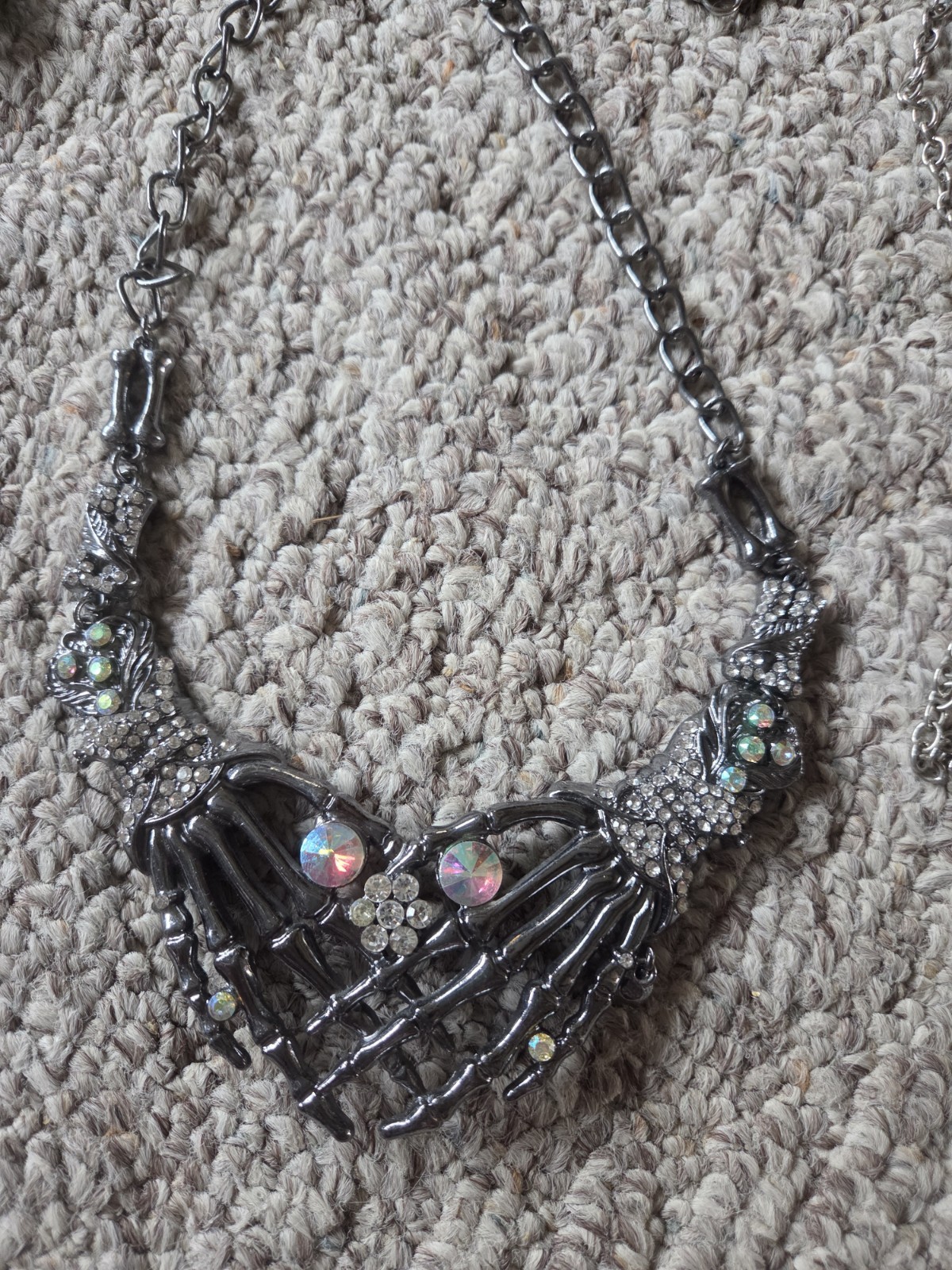Gothic Punk Lot Of Necklaces 7 Pieces