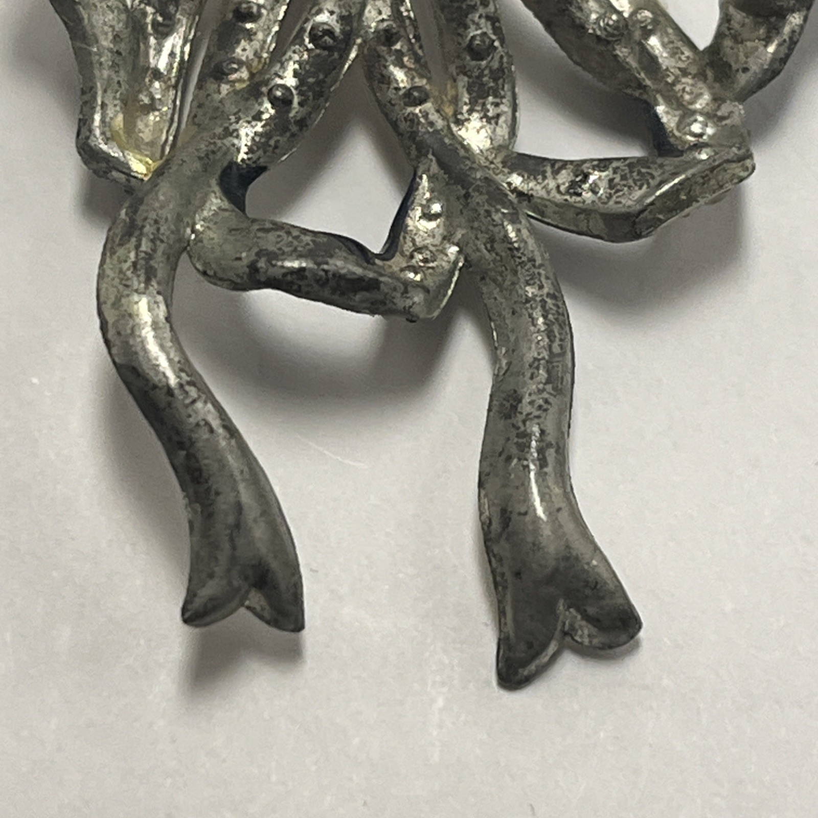 Vintage Marcel Boucher Bow Knot Brooch, See Photos, RARE ART DECO COLLECTIBLE!