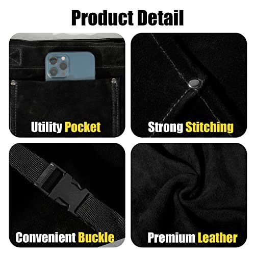 Leather Welding Pants – Heat & Flame Resistant Split Leather Safety Leg