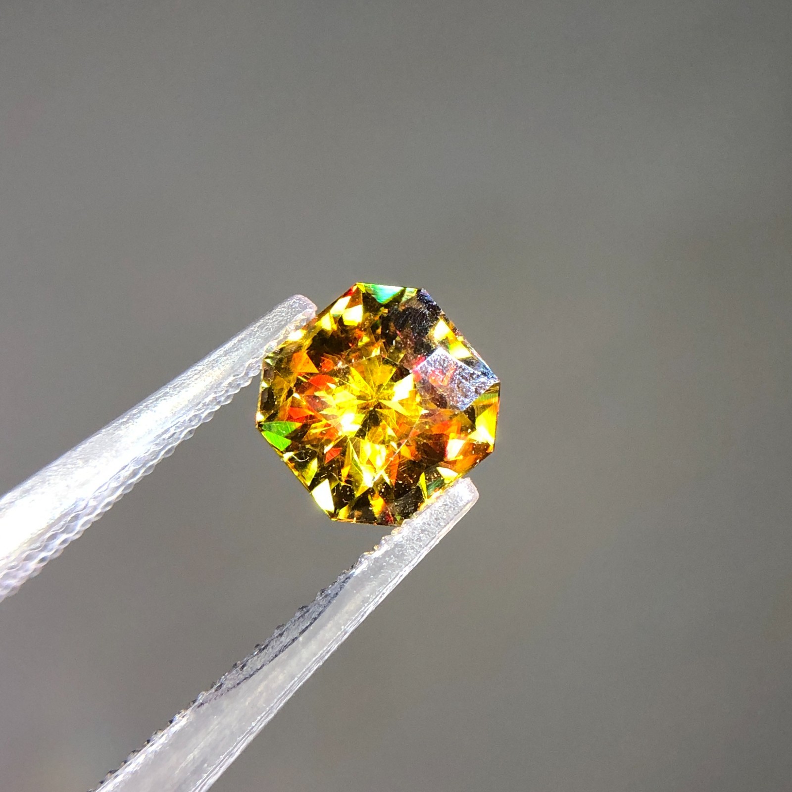 1.70 Ct Natural Full Fire Sphene Titanite | Fancy Cut | Gemstone For Jewelry