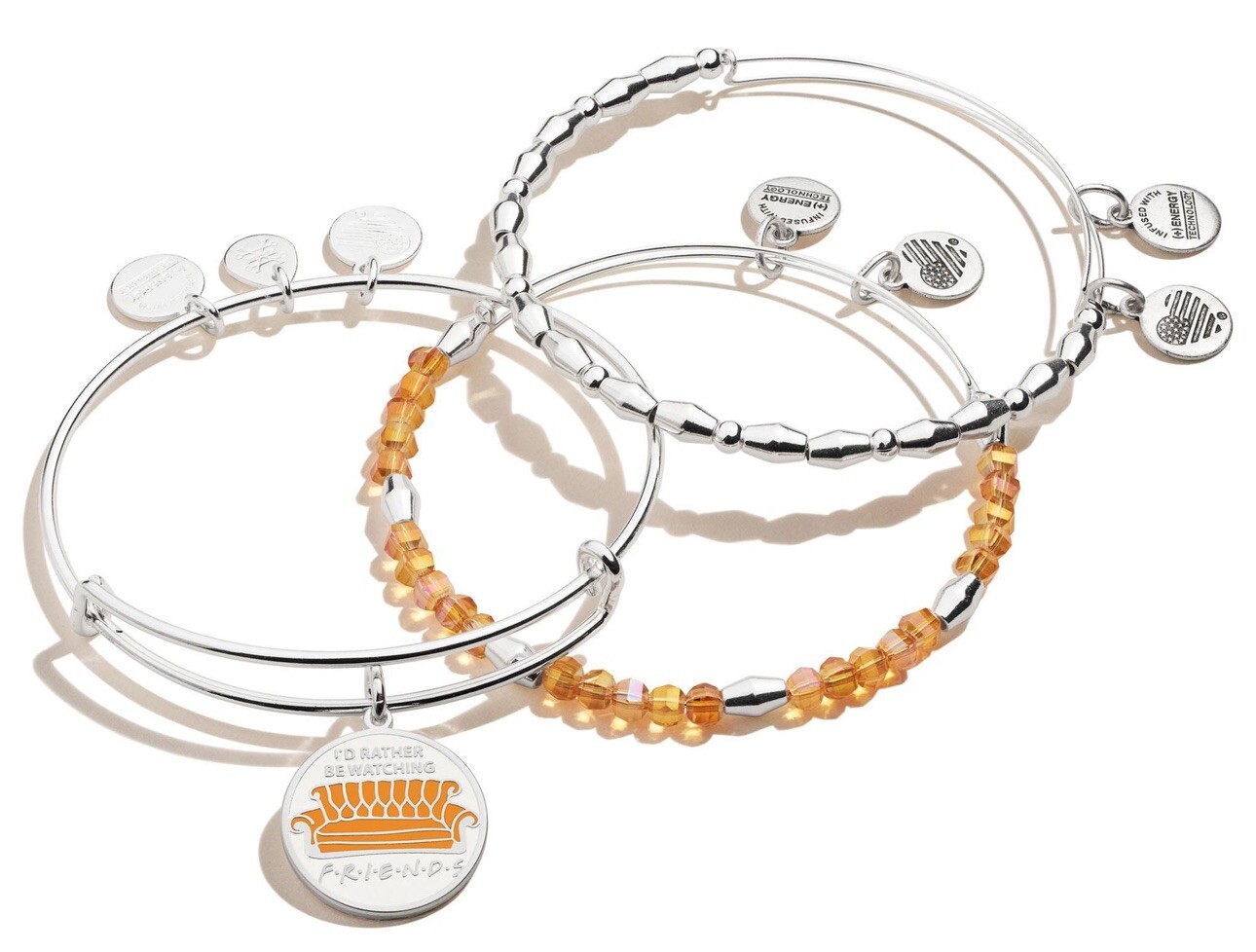 Alex and Ani FRIENDS’ Couch TV Show Set of 3 Bangle Bracelets