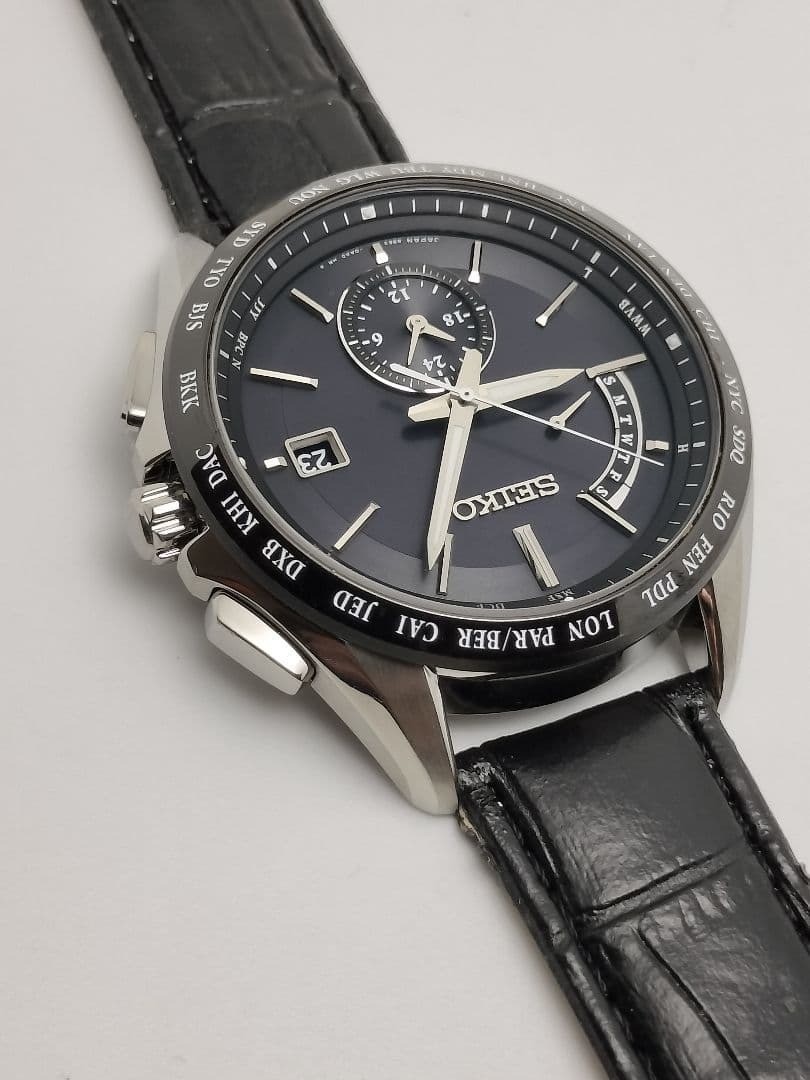SEIKO ASTRON SBXA045 GPS Solar Limited Edition Stainless Steel Watch Japan