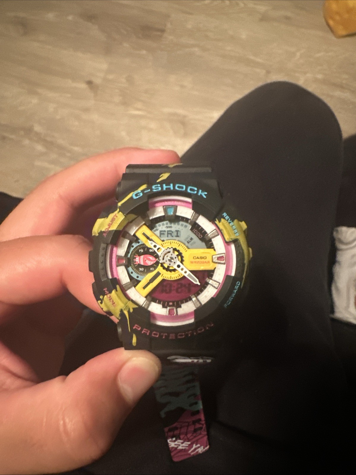 Casio G-Shock x League of Legends GA-110LL-1A Jinx Collab Watch