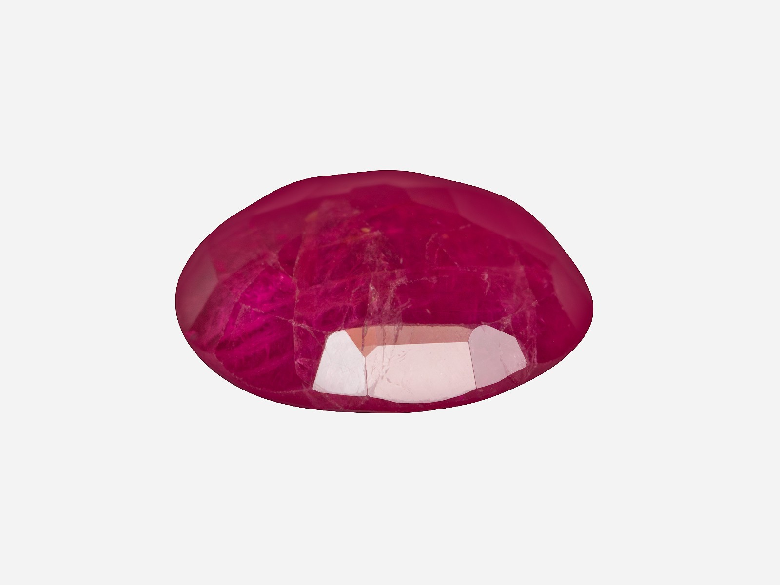 GII Certified MOGOK BURMA Ruby 3.04 Ct. Natural Untreated CUSHION Loose Gemstone