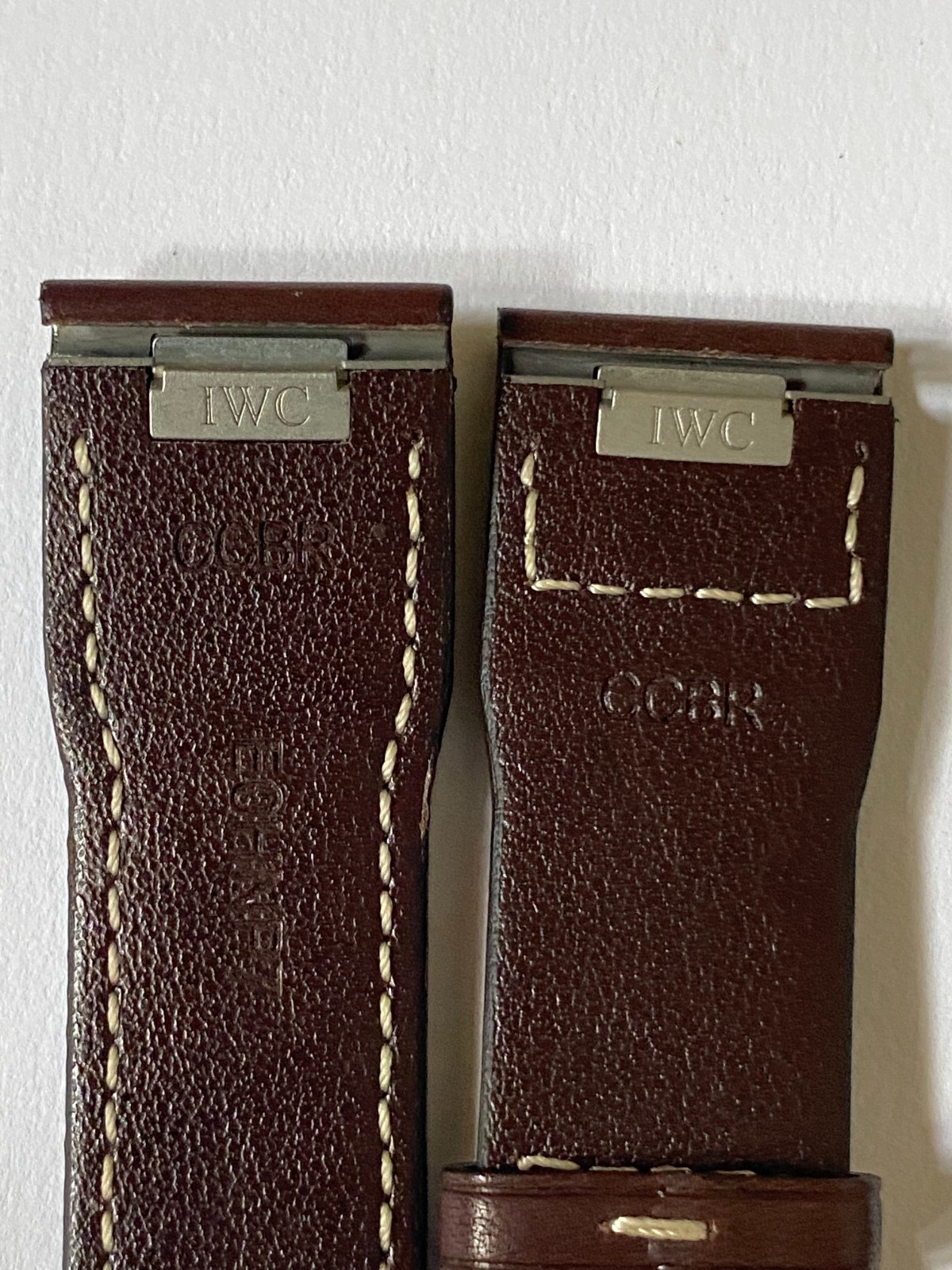 Premium 21mm Brown “Easy-Fit” Genuine Leather Strap for IWC Watches