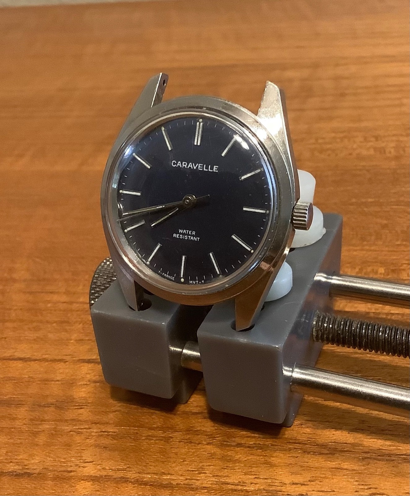 Bulova N8 Caravelle Royal Blue Dial Stainless Steel Men’s Watch Mechanical Movt.