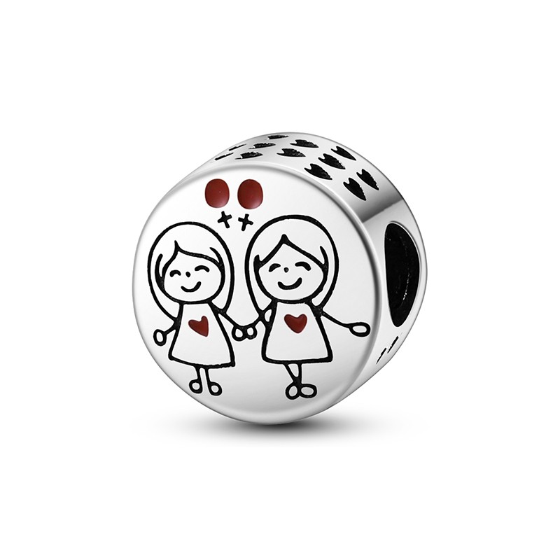MULA European 925 Sterling Silver DIY Charm Enamel Friendship For Women Bracelet