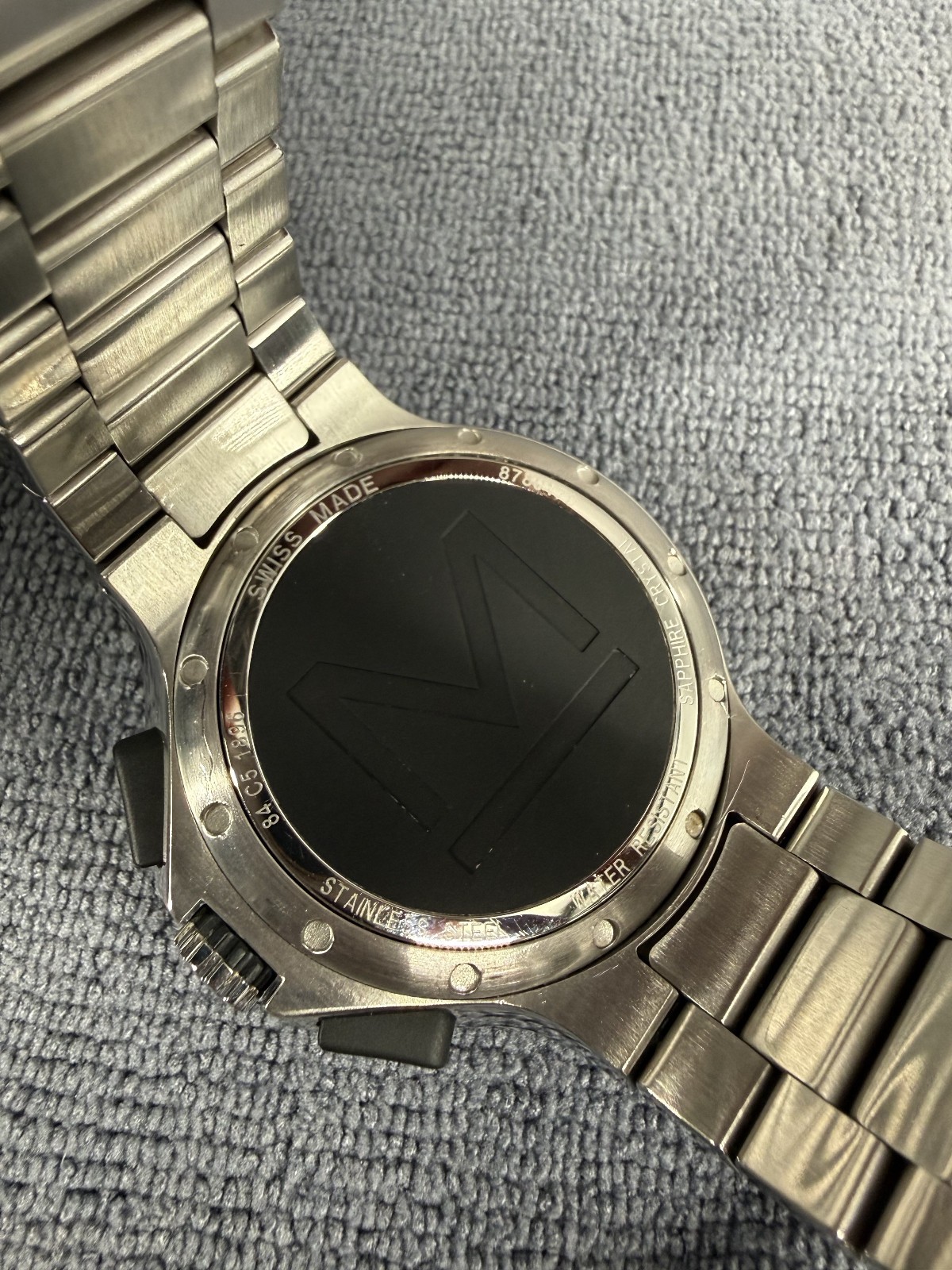 Movado Series 800 2600021 Mens White Dial Chronograph Watch