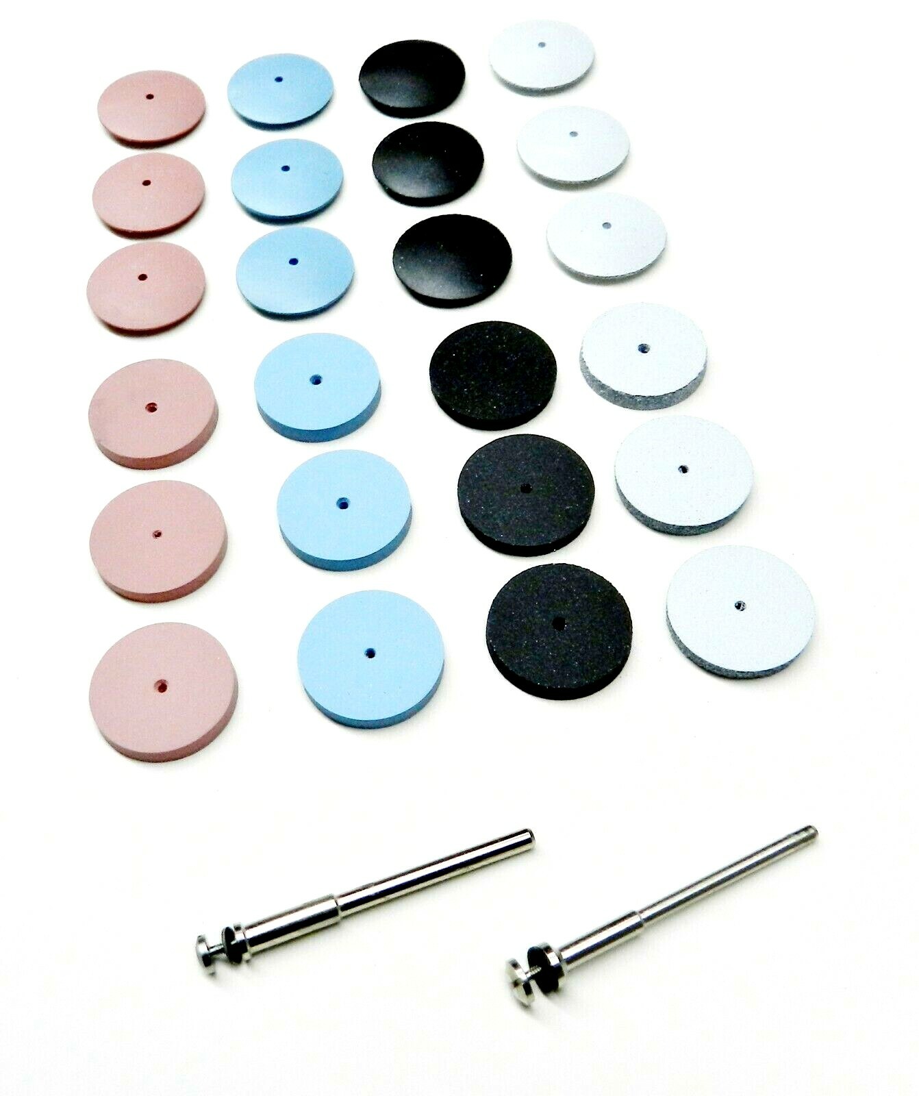Silicone Polishing Wheel Set of 26 Assortment Kit Jewelry Polishers Made Germany