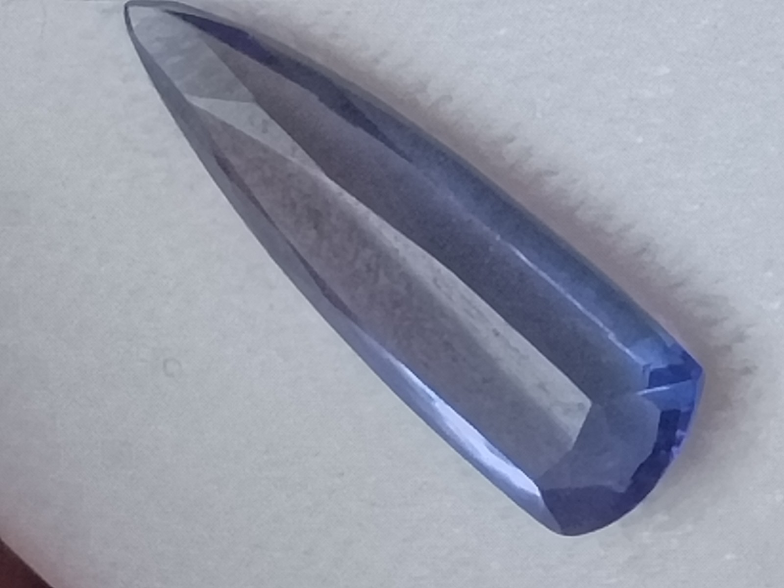 Natural Tanzanite Trillion Cut Blue/Purple Transparent 6x16mm 2.80ct 1pc