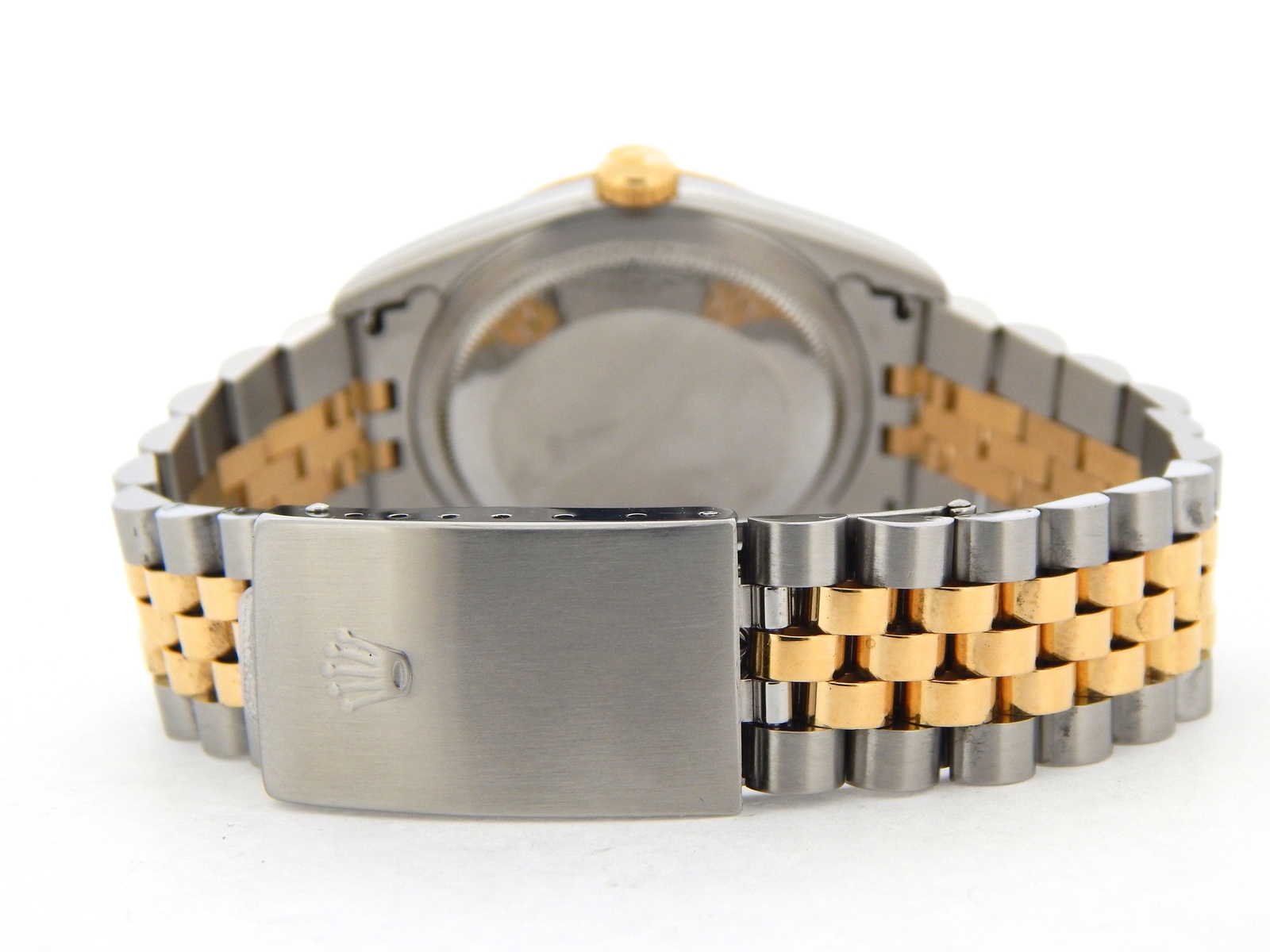 Mens Rolex 2Tone 18k Gold Stainless Steel Datejust Watch Anniversary Dial 16233
