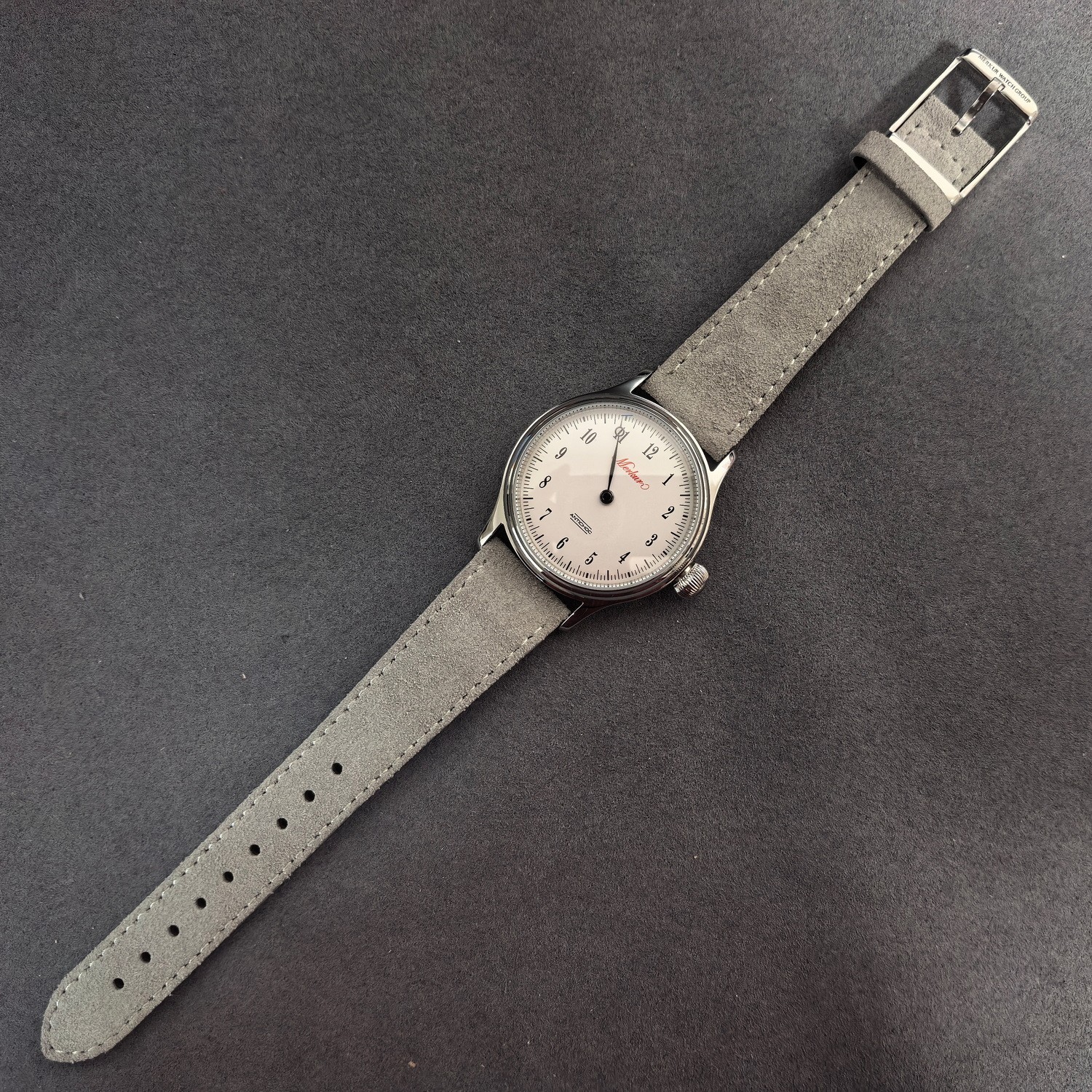 Merkur Men Automatic Watch Mechanical Wristwatch Waterproof Sapphire One Pointer