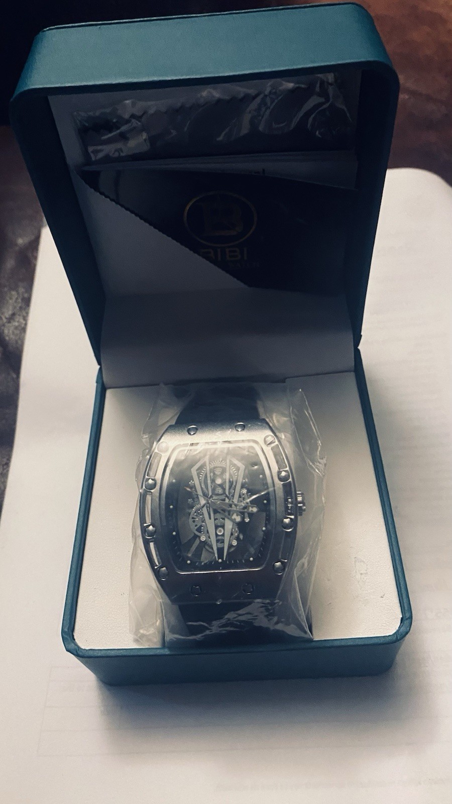 BIBI Luxury Skeleton Men’s Watch. New In Mint Condition !!!