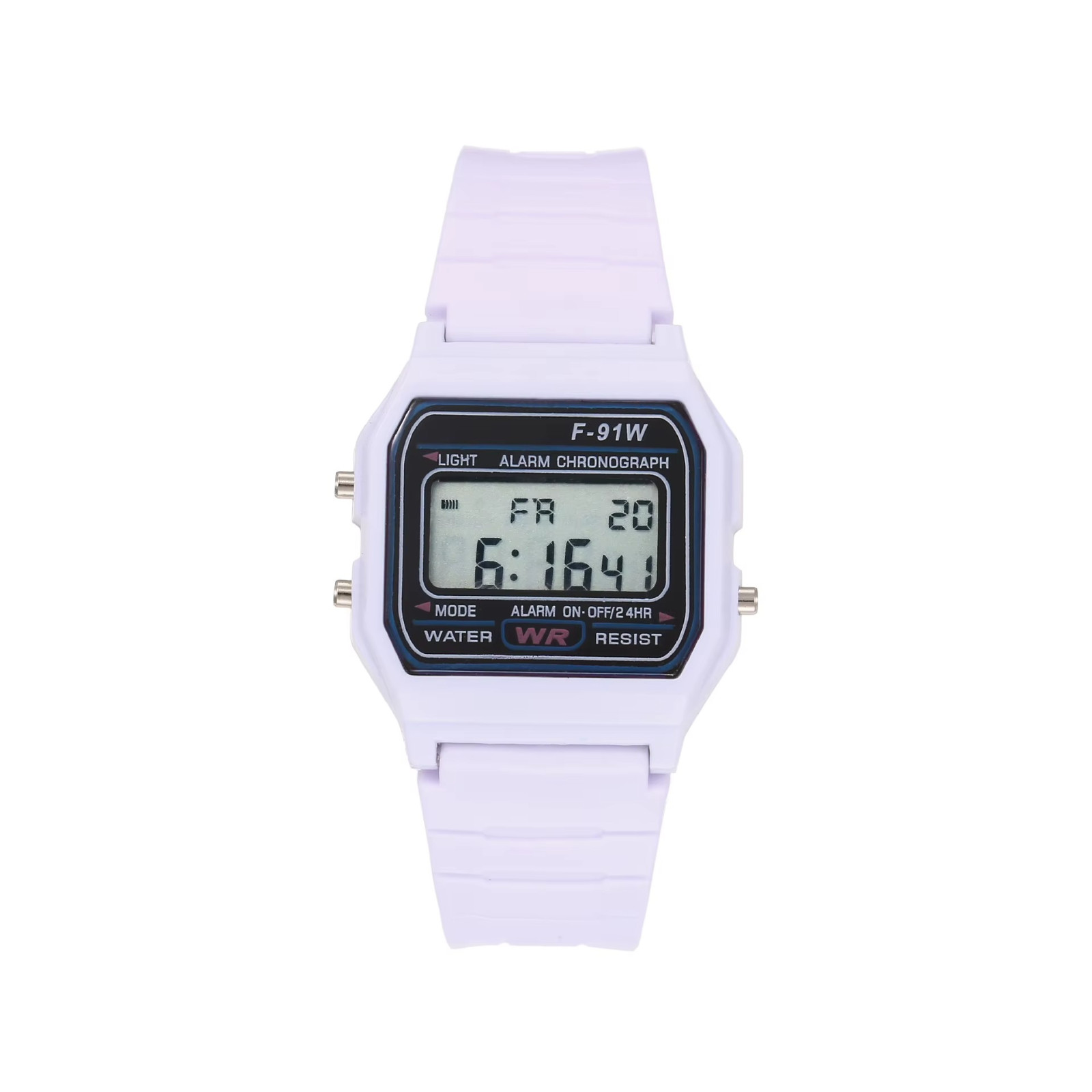 Kids Digital LED Sports Watch Alarm Stopwatch Rubber Strap F91W Style
