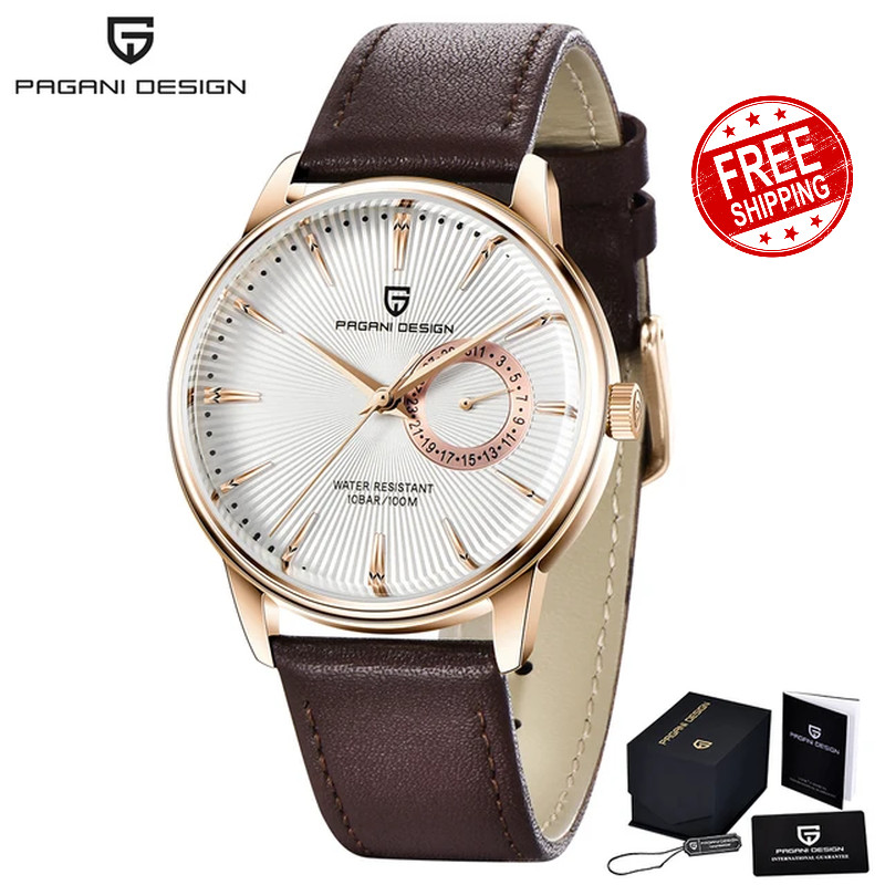 PAGANI DESIGN Men’s Quartz Watch Luxury Waterproof Military Sports Watch