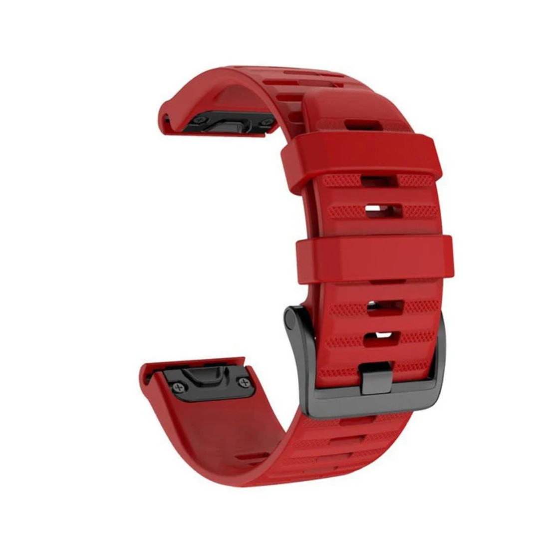 For Garmin Fenix 3 5X 6 Pro 6X 7 7X Sapphire Quickfit Silicone Watch Band Strap