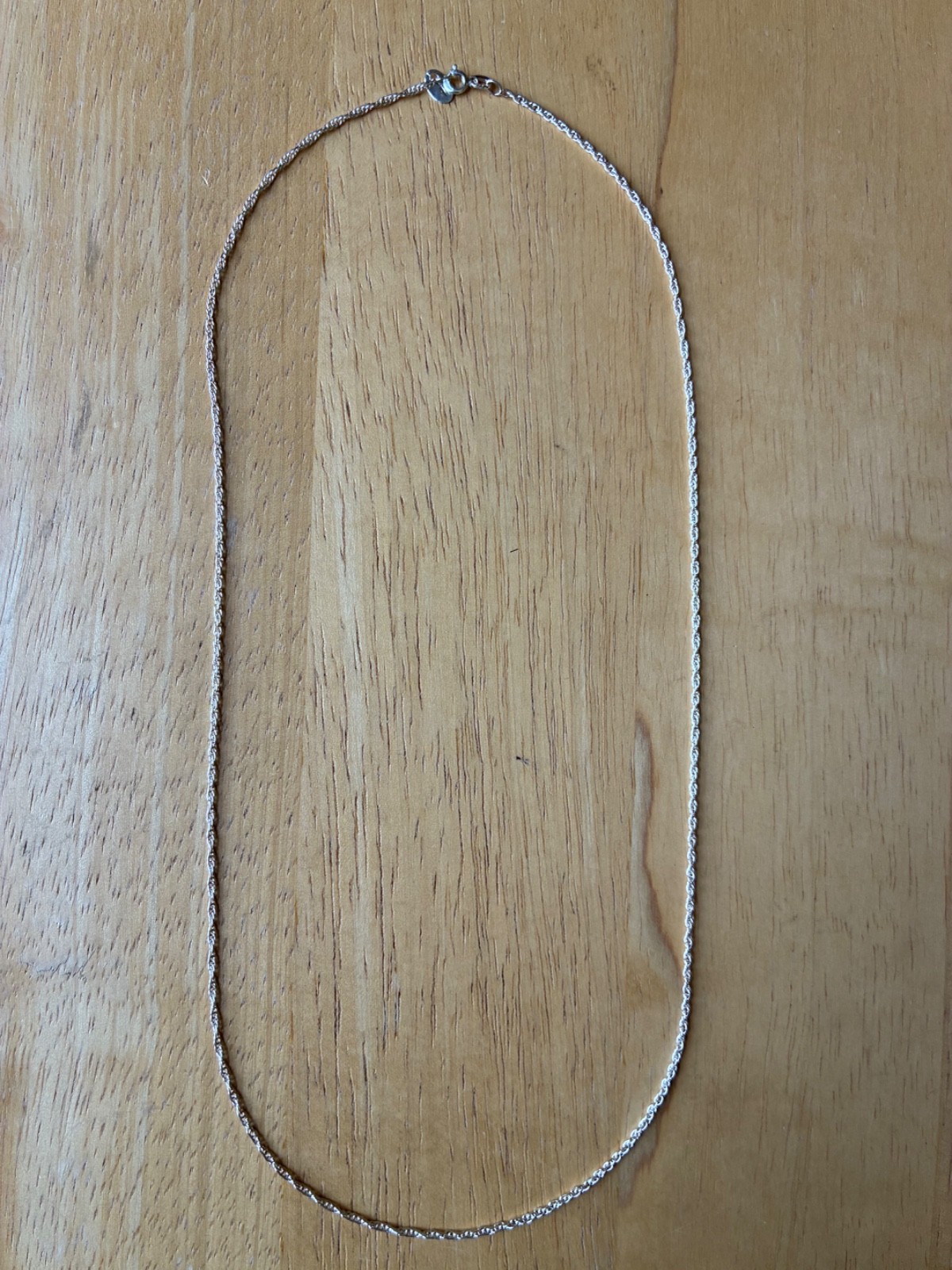 24 Inch Stamped 925 Sterling Silver 2mm Wide 4 Grams Twisted Rope Chain Necklace