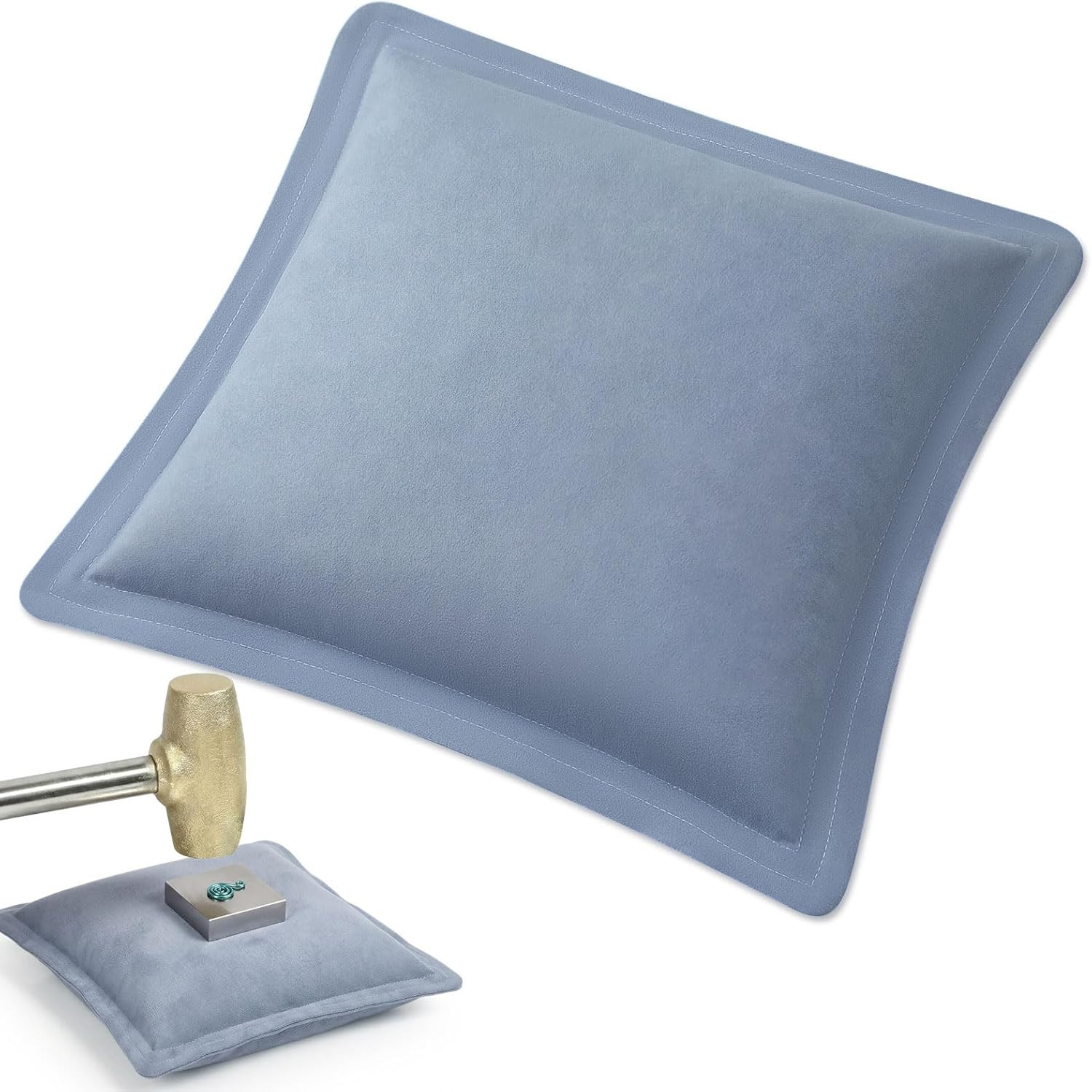 10Inch Square Suede Sandbag for Jewelry Making Bench Forming Pad Sand Bag Cushio