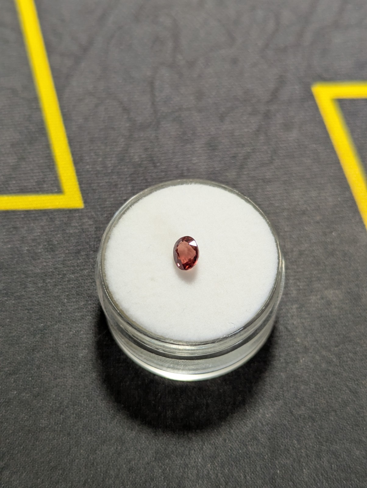 0.59ct 5.2×4.3mm Oval Cut Natural Orange Spinel – Burma Gemstone Loose