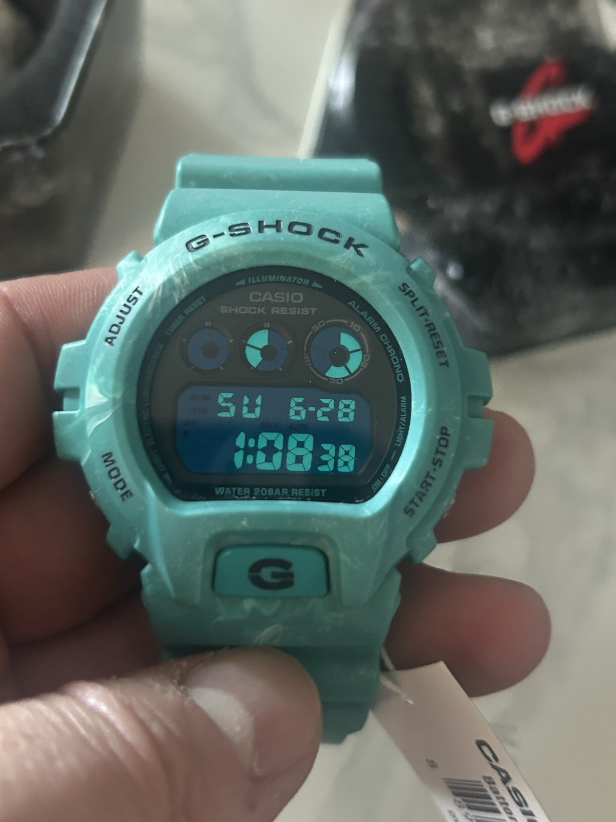 CASIO G-SHOCK DW-6900WS-2JF Ocean Wave Color Limited Model RARE, Tags, Complete