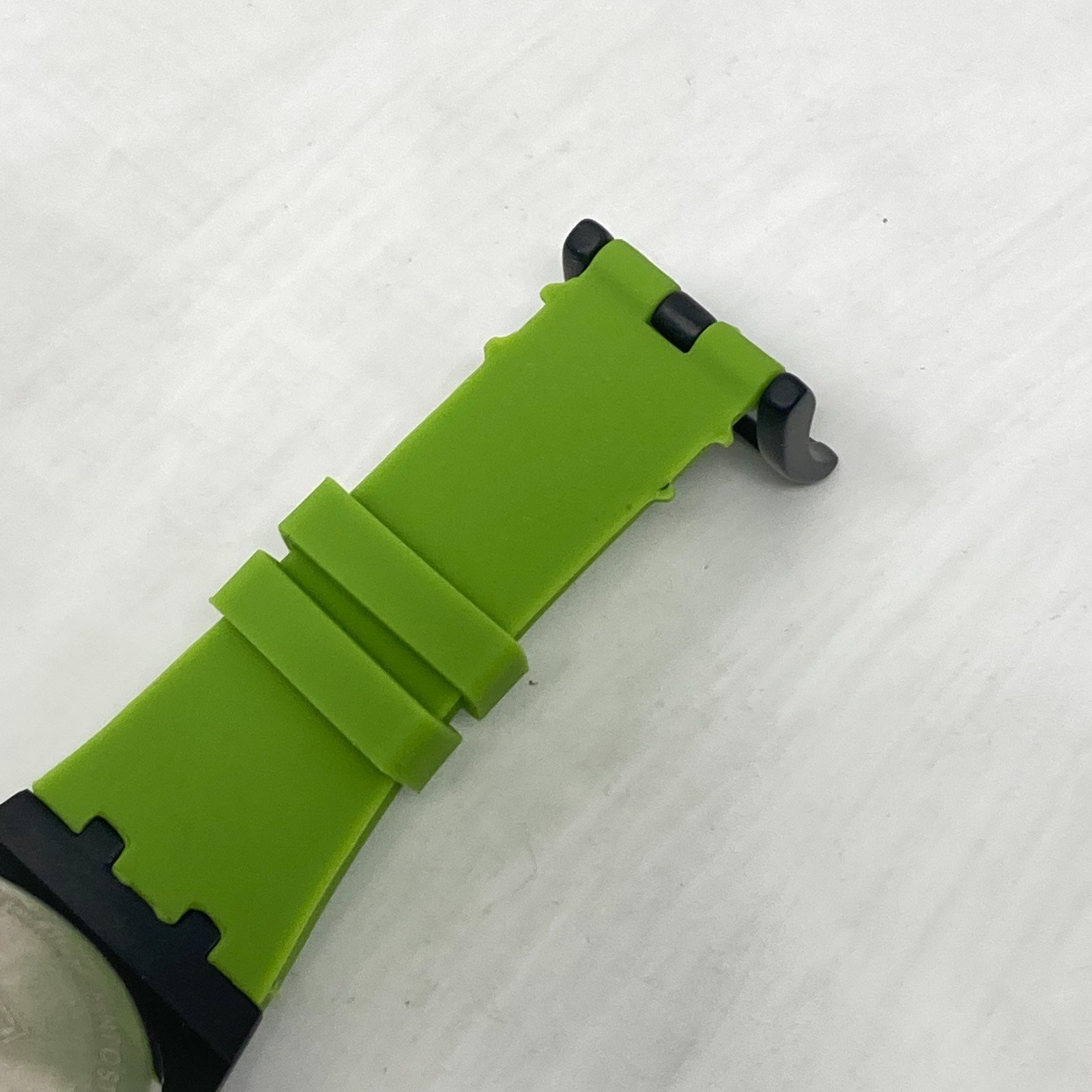 HMN Mercedes Petronas G55 Watch Men 48mm Black Green Spinning New Battery 8.75″