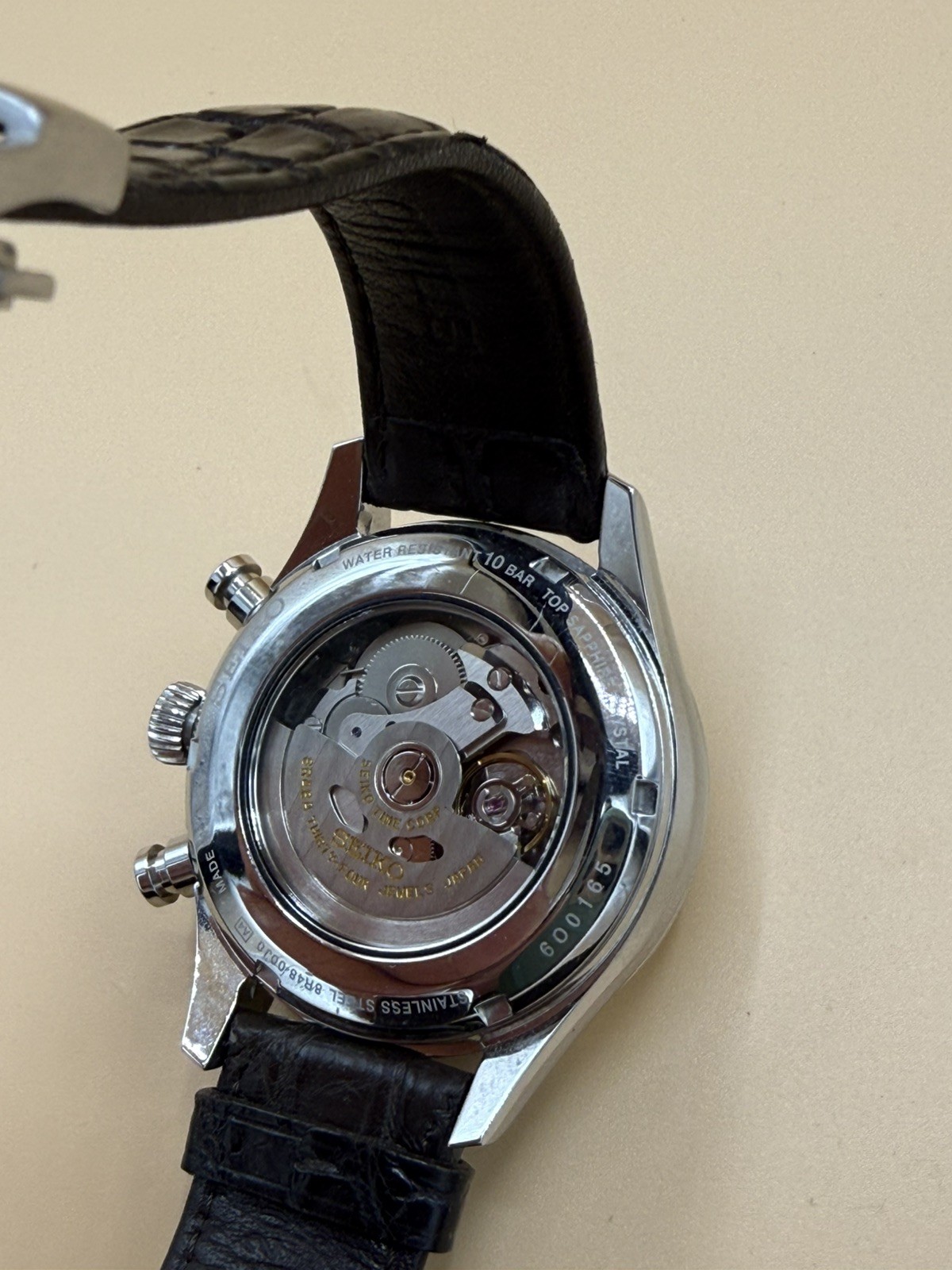 Seiko Presage 34 Jewels Automatic 42mm SRQ025 Stainless Steel Chronograph Wwatch