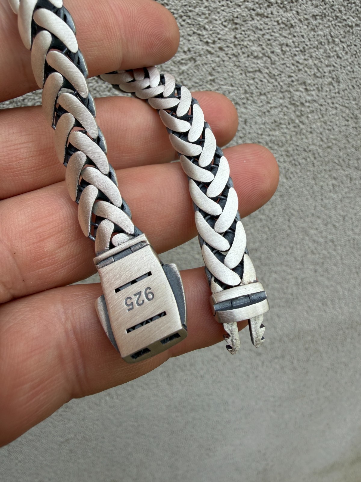 Mens Custom 10mm Wheat Link Bracelet W. Custom Lion Clasp Real 925 Silver