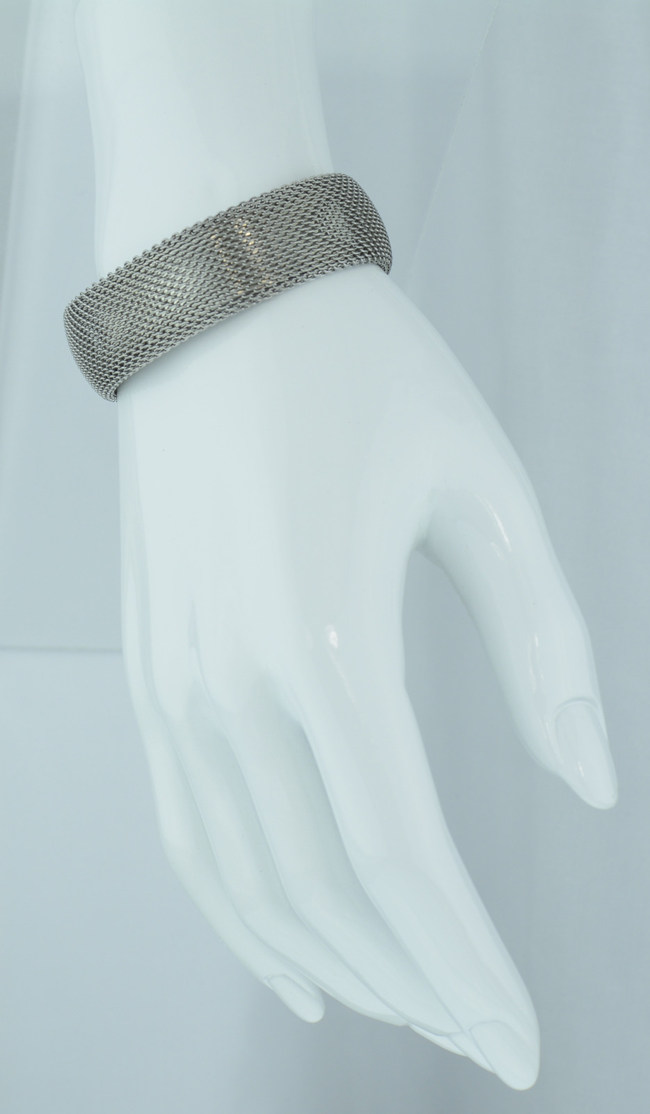 Stainless Steel Mesh Cuff Bracelet