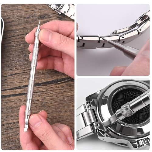 Freejoy Watch Spring Bar Tool, Watch Band Pins Replacement Tool – to Adjust,