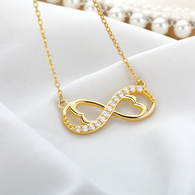 Sale!!! Women’s Beautiful Love Necklace Unlimited Love Heart Necklace