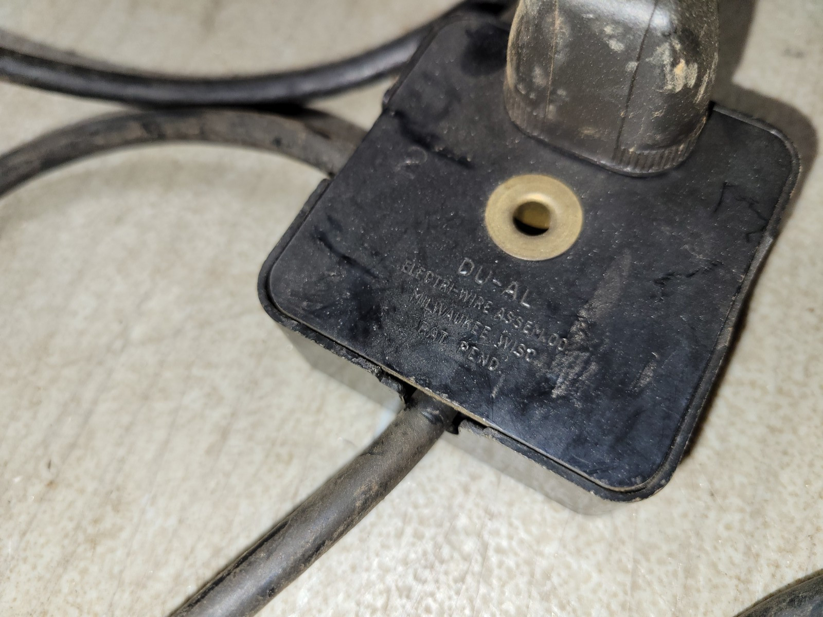 Vtg Jewelers WATCHMAKER Lathe Motor USA 110V w/variable speed foot-pedal Read