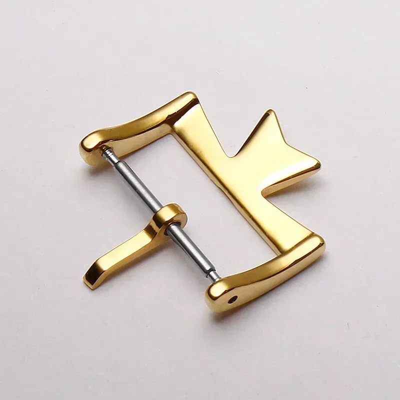 16mm 18mm 20mm Stainless Steel Watch Clasp Pin Buckle Replacement Accessory