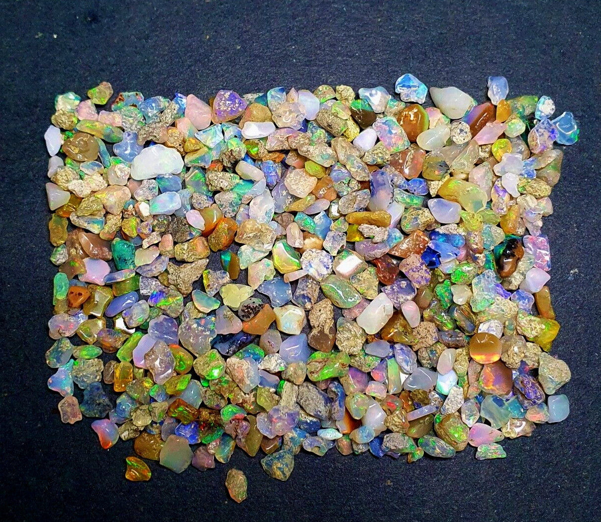 Natural Good Quality Ethiopian Multi Fire Opal Polish Rough Gemstone Lot 100 CT