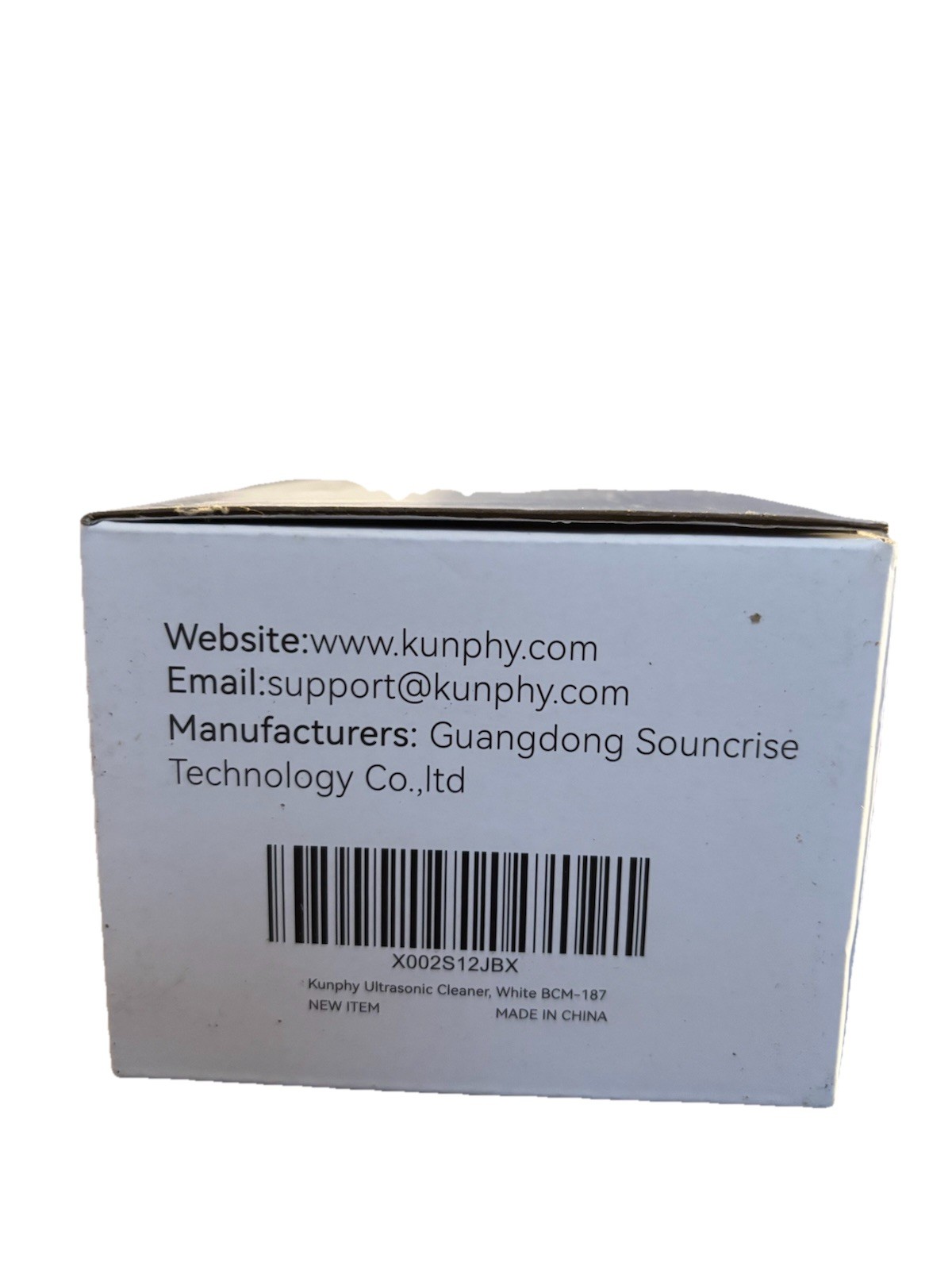 KUNPHY Ultrasonic Cleaner Machine – 3 Min Cleaning -1 Button Start
