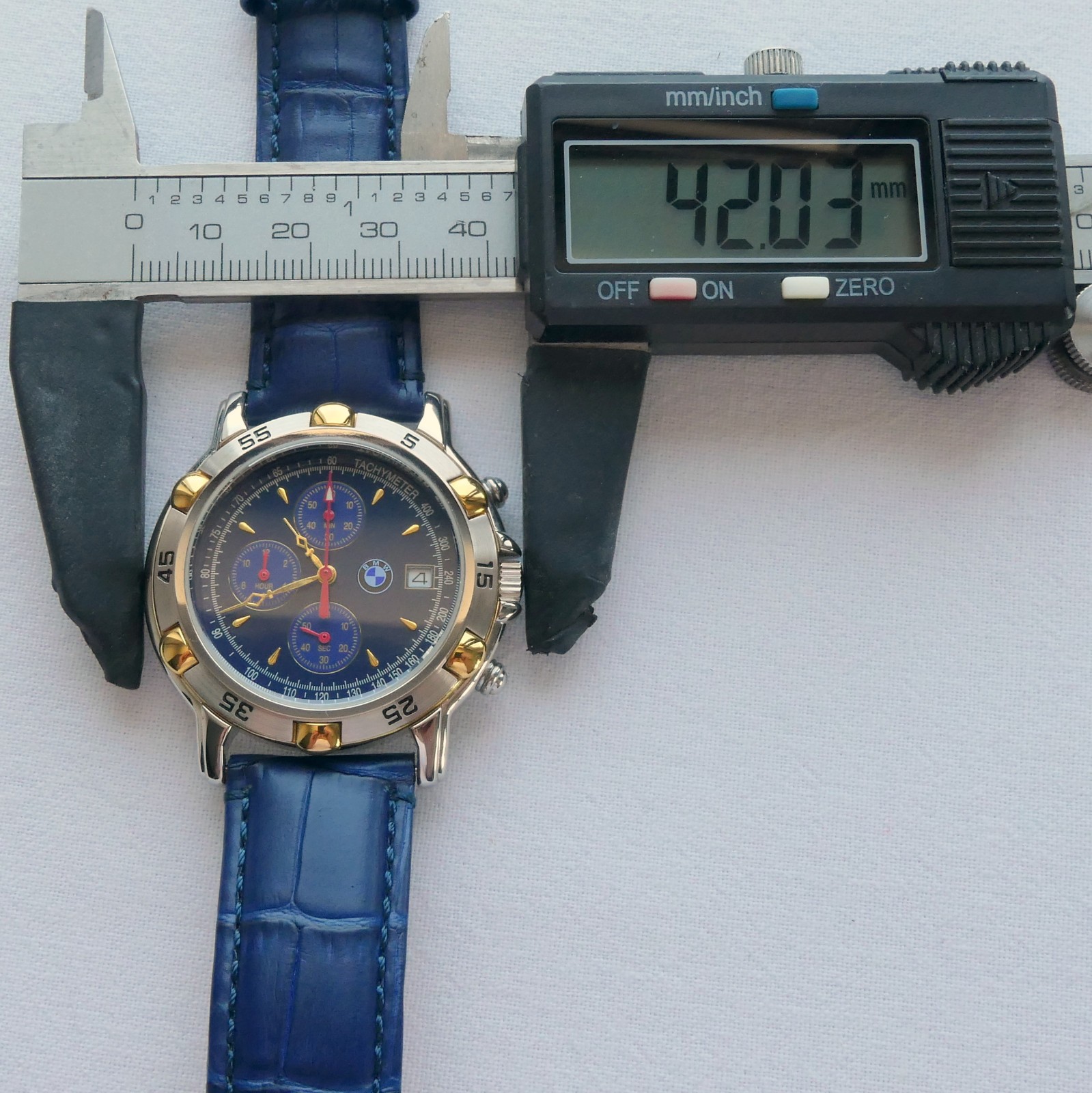 BMW Classic Retro Sport Car Accessory Design Made in Germany Watch Chronograph