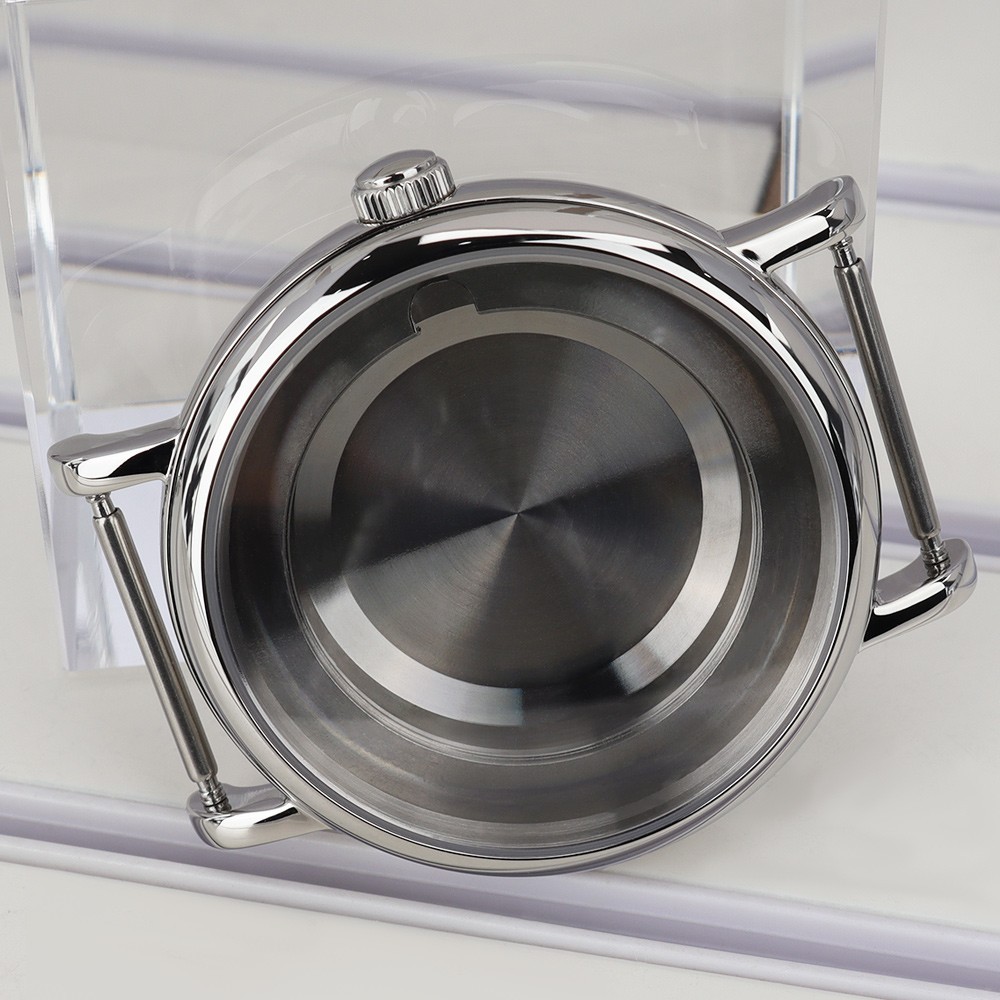40mm Polished Watch Case 316L Stainless Steel For Eta 2824 PT5000 Movement 10ATM