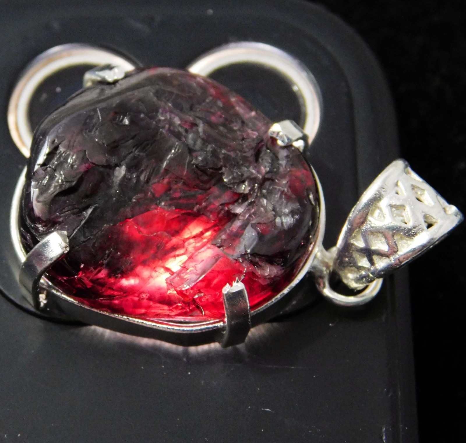 71.90 Ct Certified Natural PAINITE 925 Solid Silver Pendant Gemstone