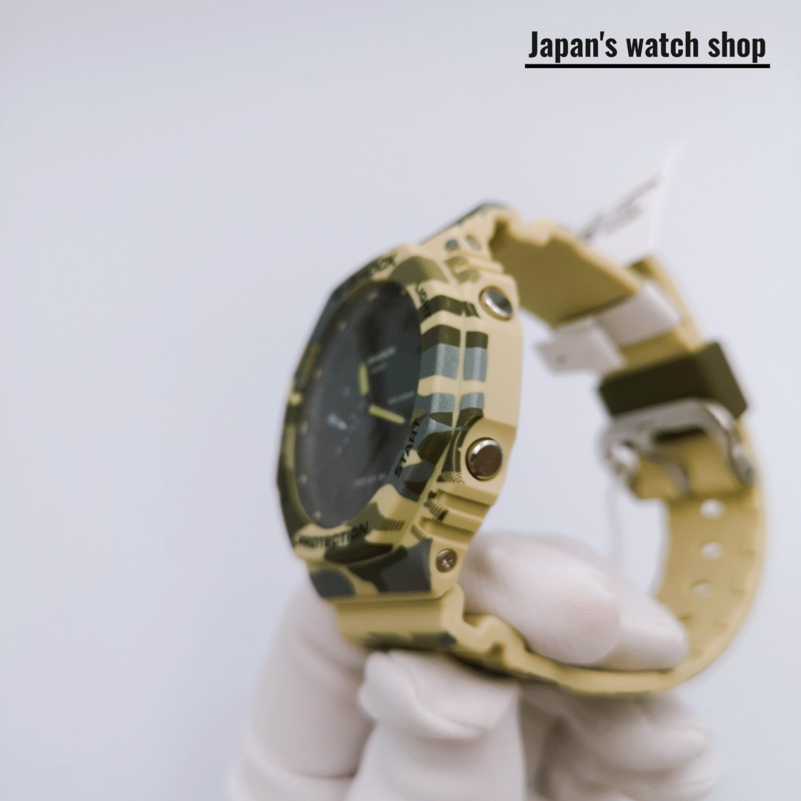 CASIO G-SHOCK GA-2100CM-5AJF Black Camouflage Green Unisex Watch New in Box