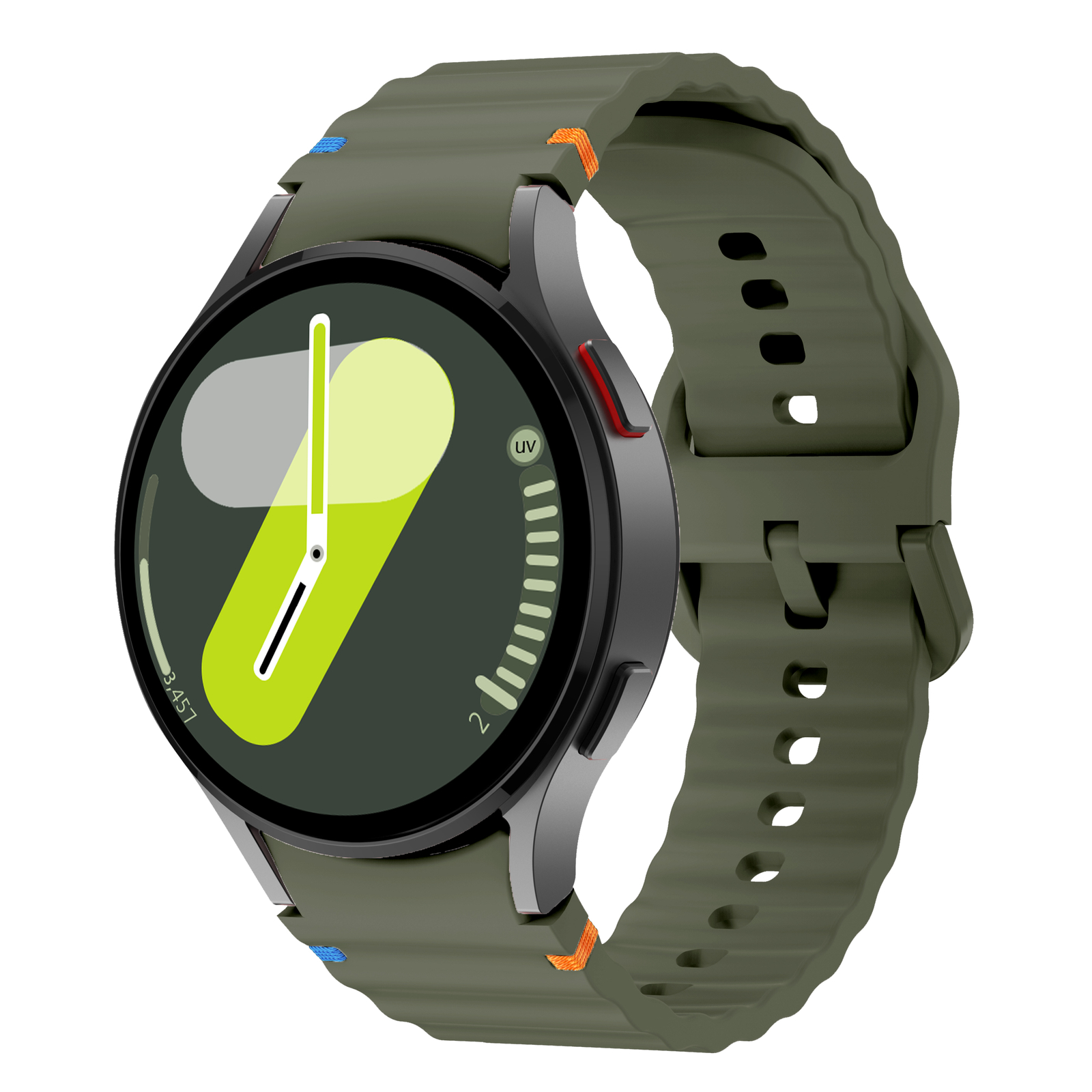For Samsung Galaxy Watch 7/6/5/4/FE 40/44/47mm Sport Silicone Watch Band Strap