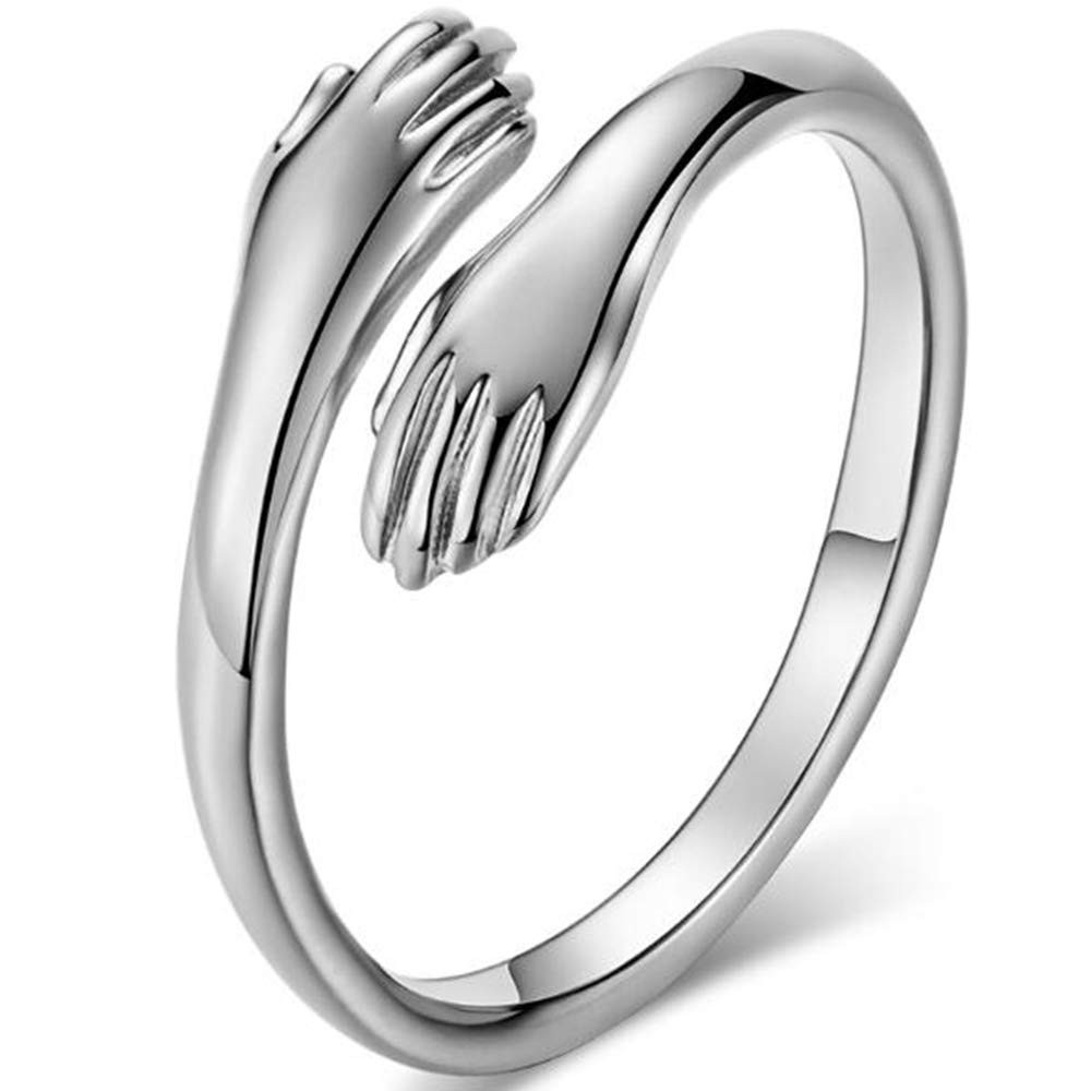 Jewelers Stainless Steel Hand Style Hug Embrace Statement Promise Anniversary…