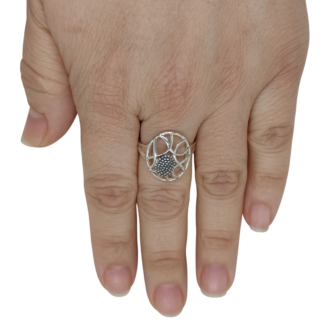 Handmade Sterling Silver Ladies Ring Hallmarked 925 Nickel Free