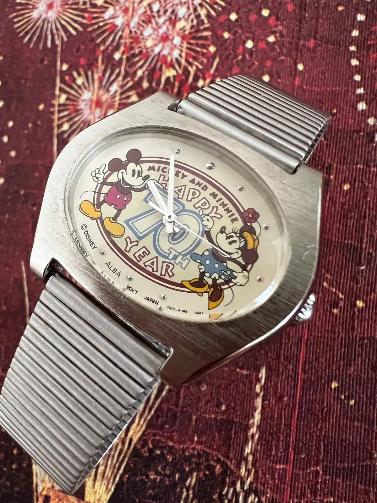 Seiko Alba ☆ Mickey Mouse Collaboration 70th Anniversary ☆ Quartz Watch ☆